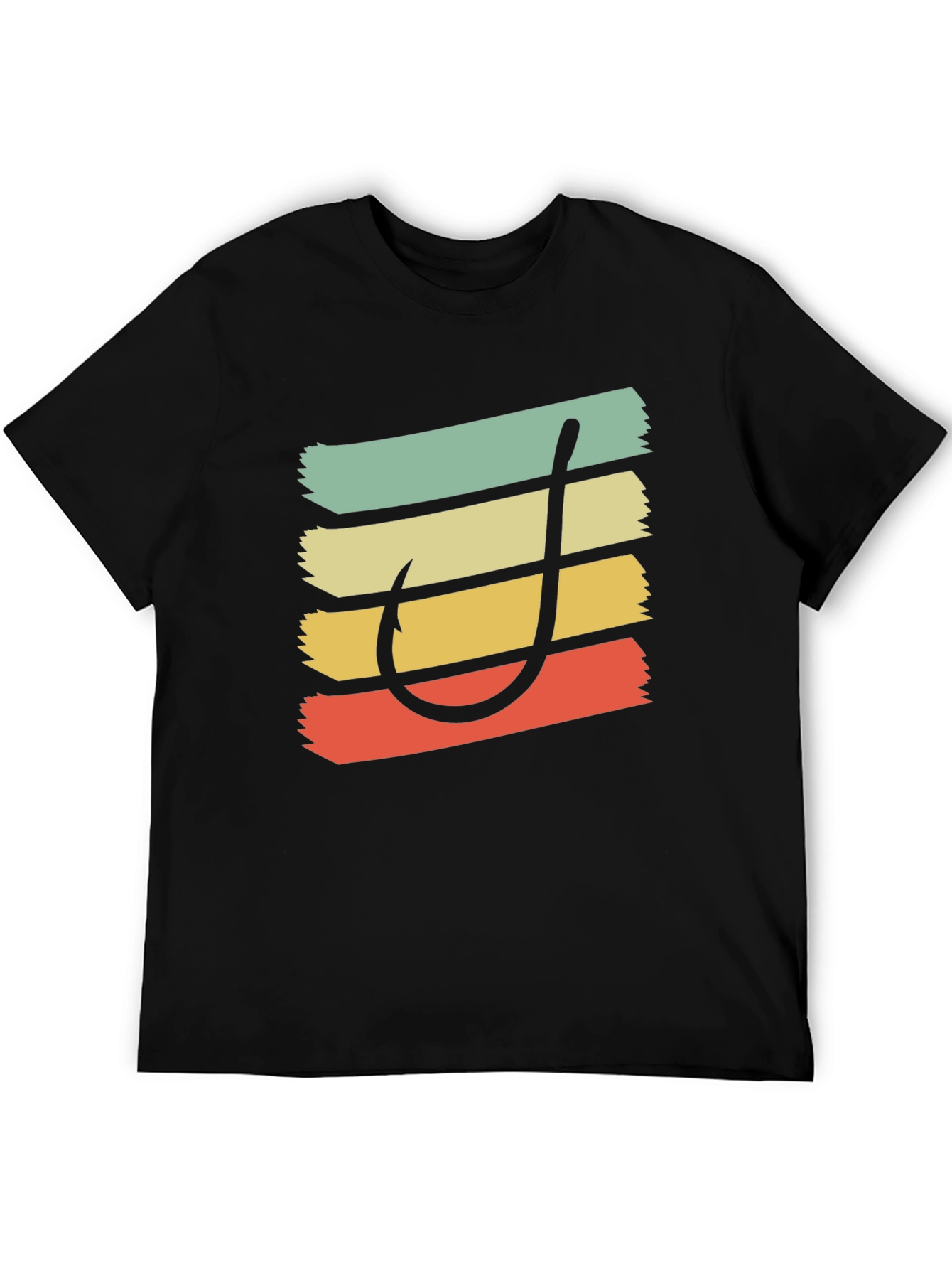 Retro Fishing Hook T-Shirt