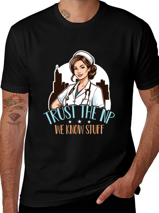 Trust the NP Nurse Practitioner Graphic T-Shirt
