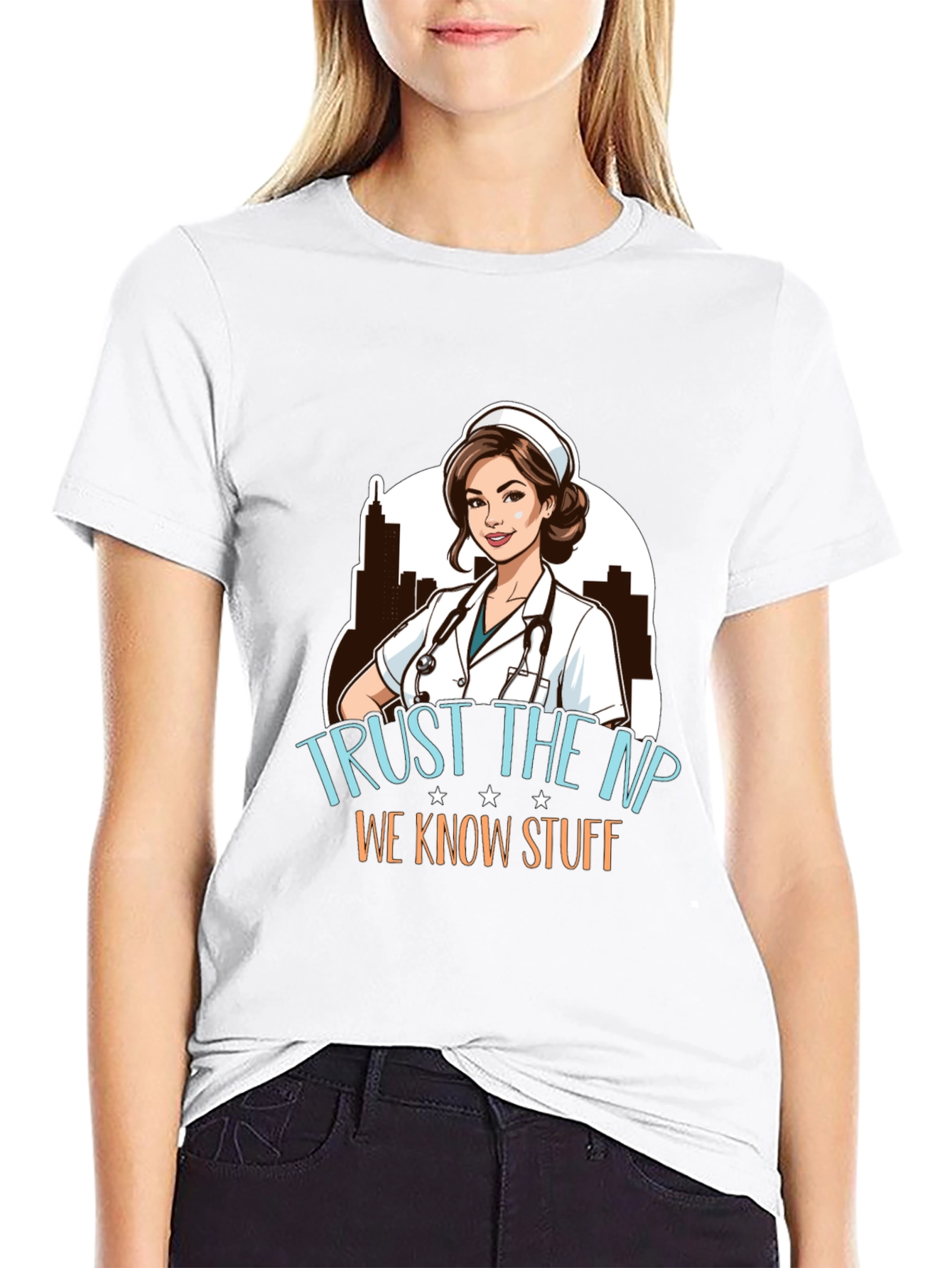 Trust the NP Nurse Practitioner Graphic T-Shirt