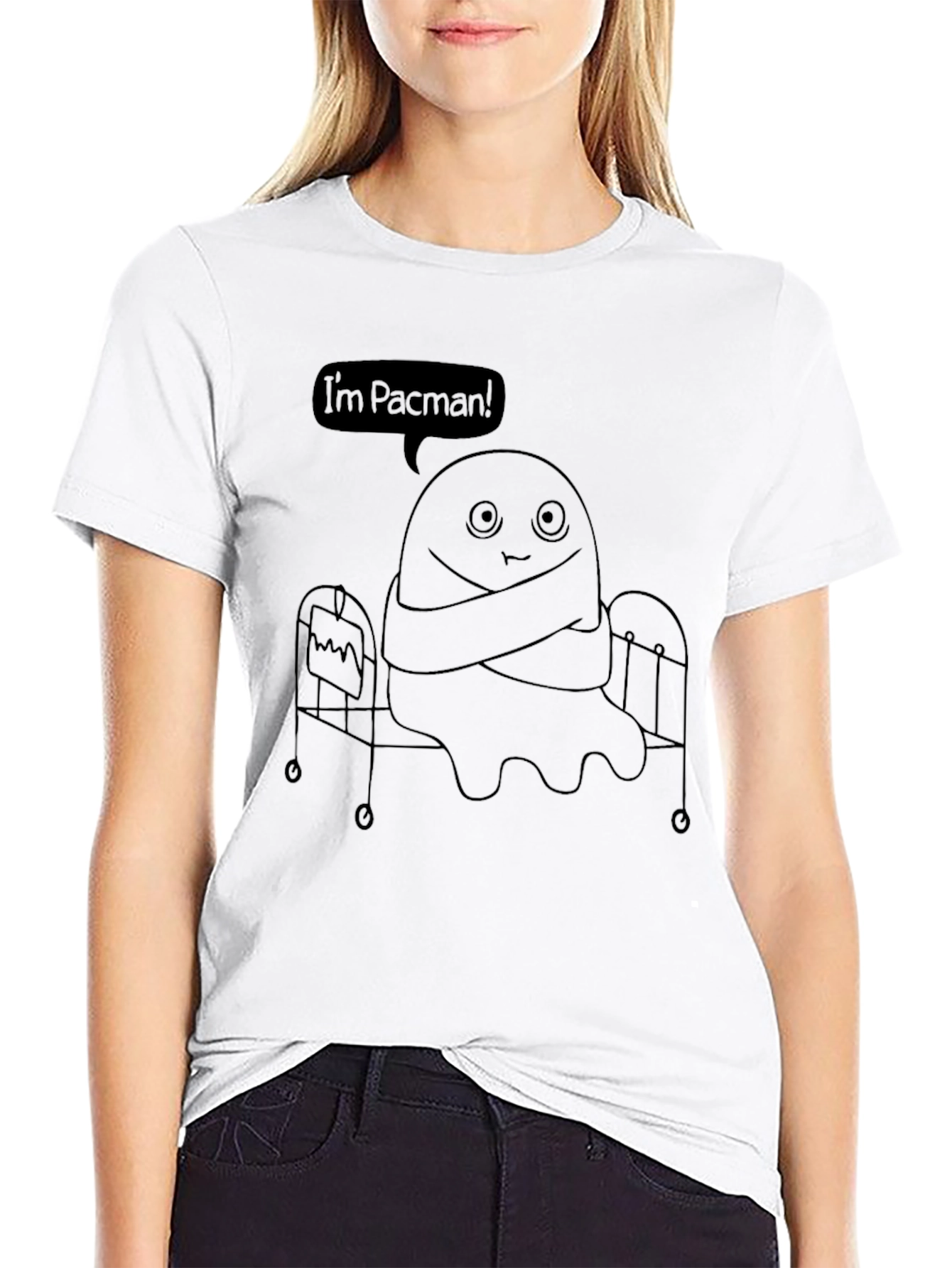 Im Pacman Black T-Shirt