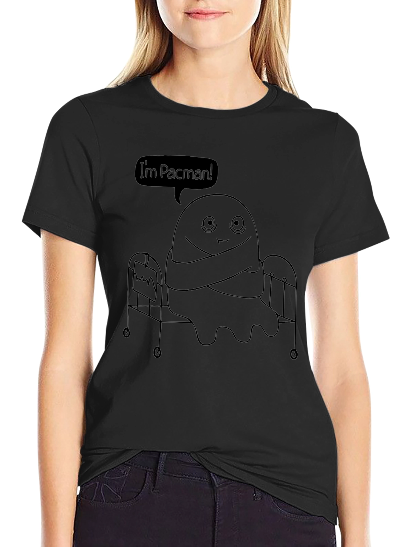 Im Pacman Black T-Shirt