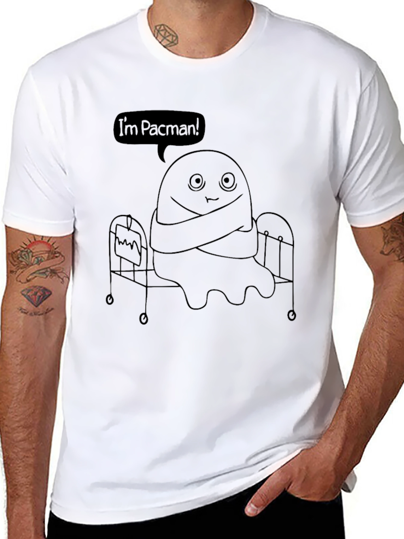 Im Pacman Black T-Shirt