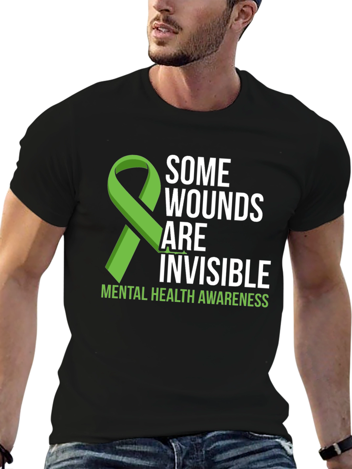 Mental Health Awareness Ribbon T-Shirt