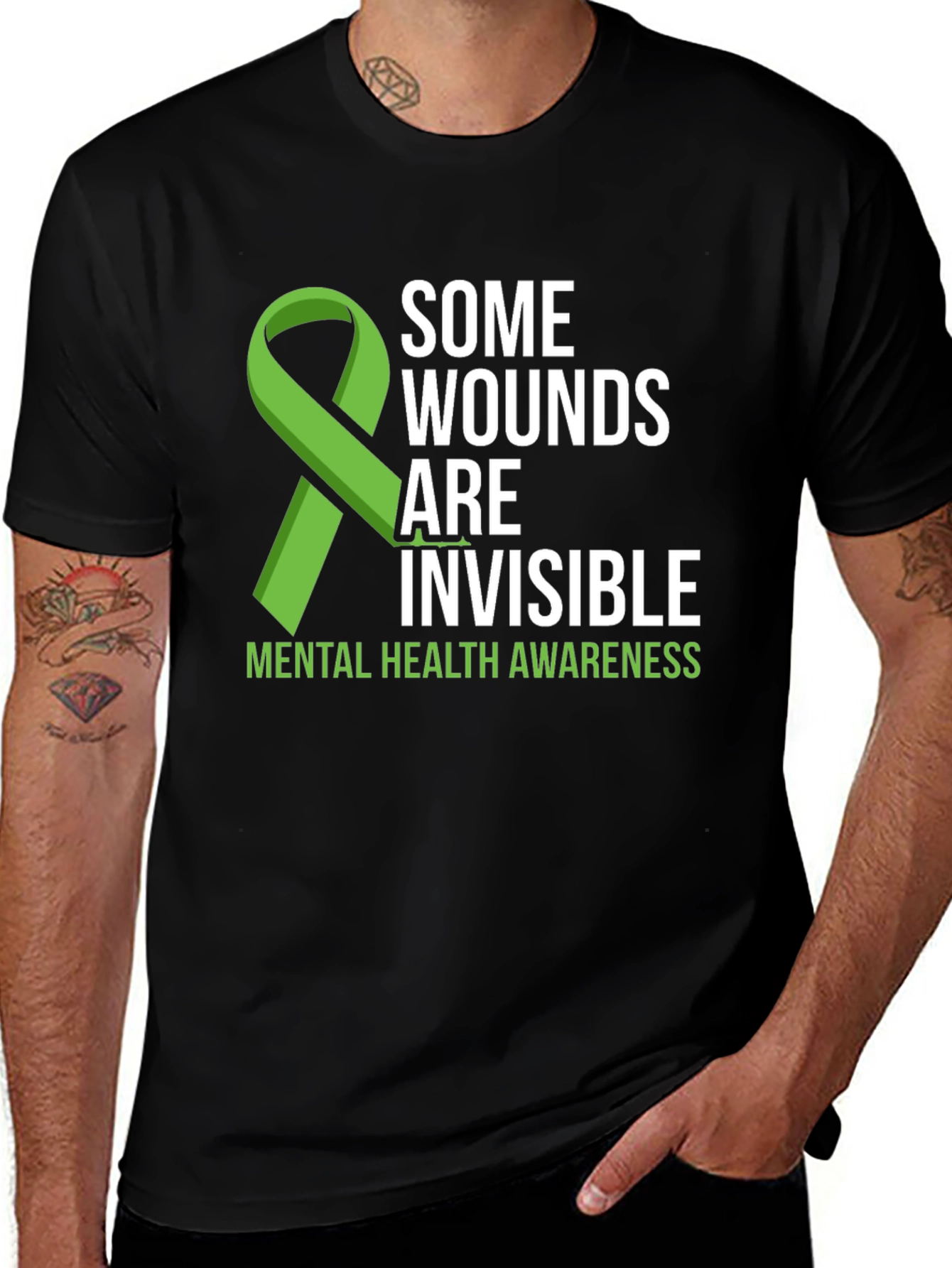 Mental Health Awareness Ribbon T-Shirt