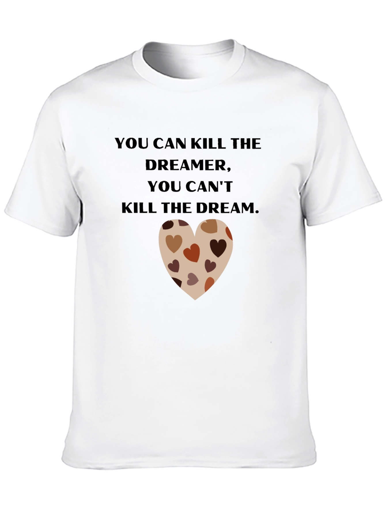 Dreamer Heart T-Shirt - Inspirational Design