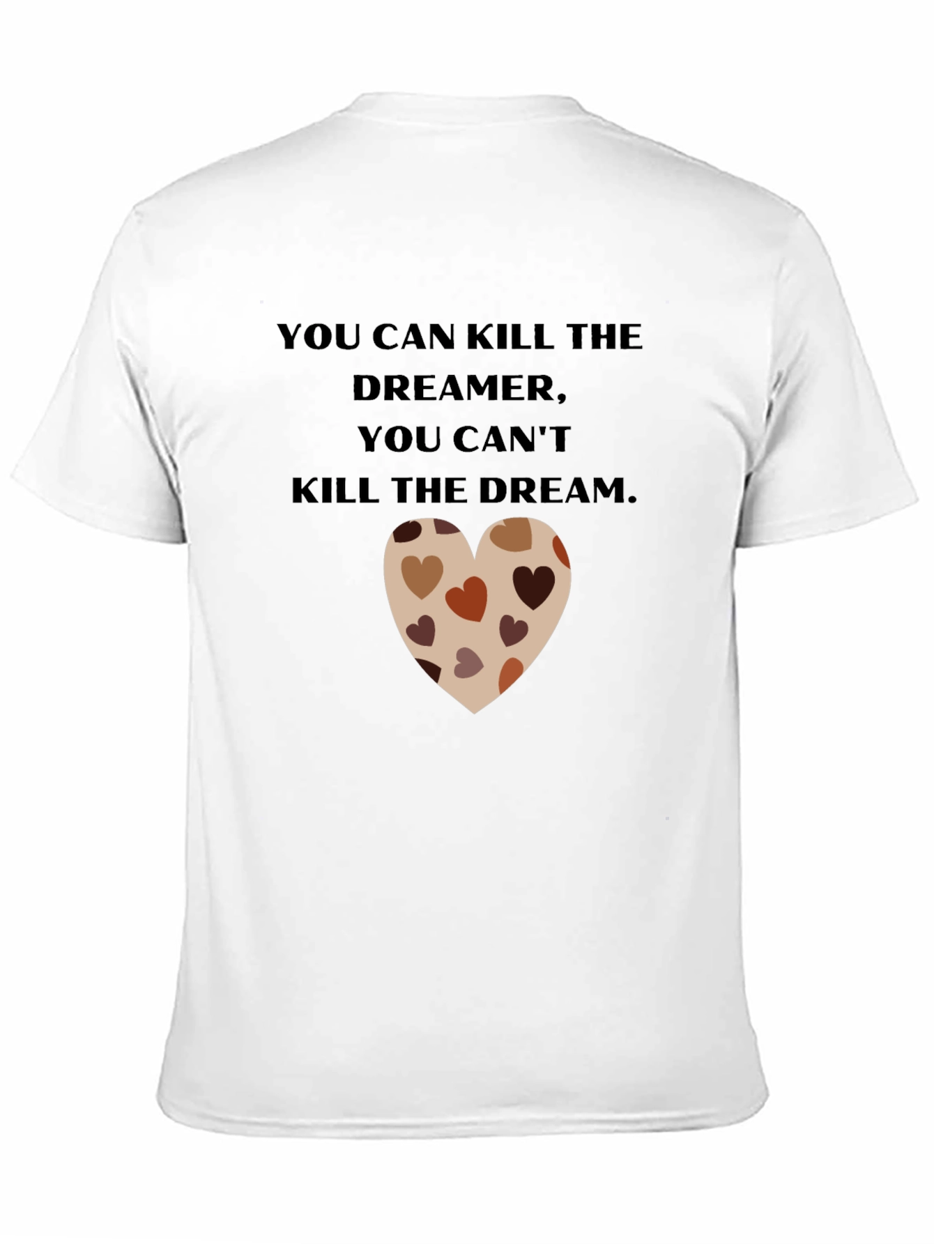 Dreamer Heart T-Shirt - Inspirational Design