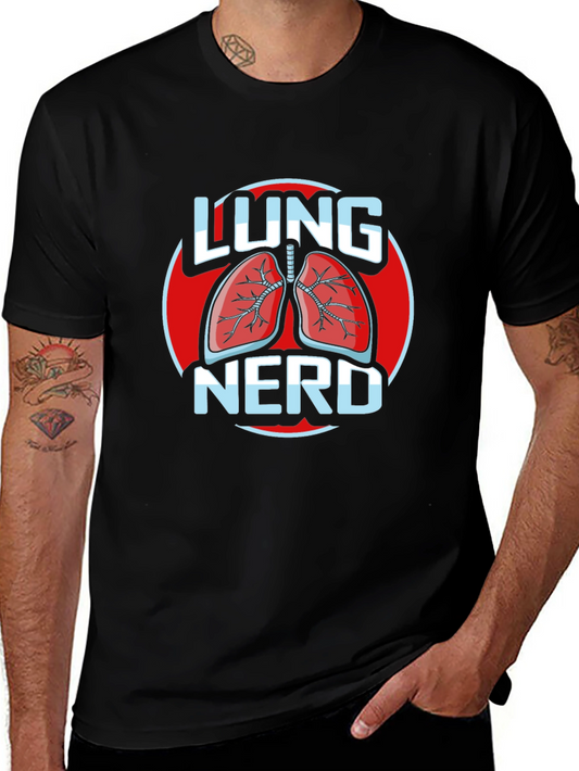 Lung Nerd T-Shirt - Anatomical Humor Tee