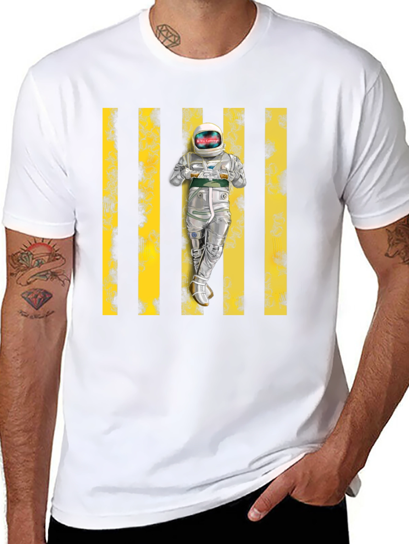 Astronaut Graphic T-Shirt - Unique Space Design
