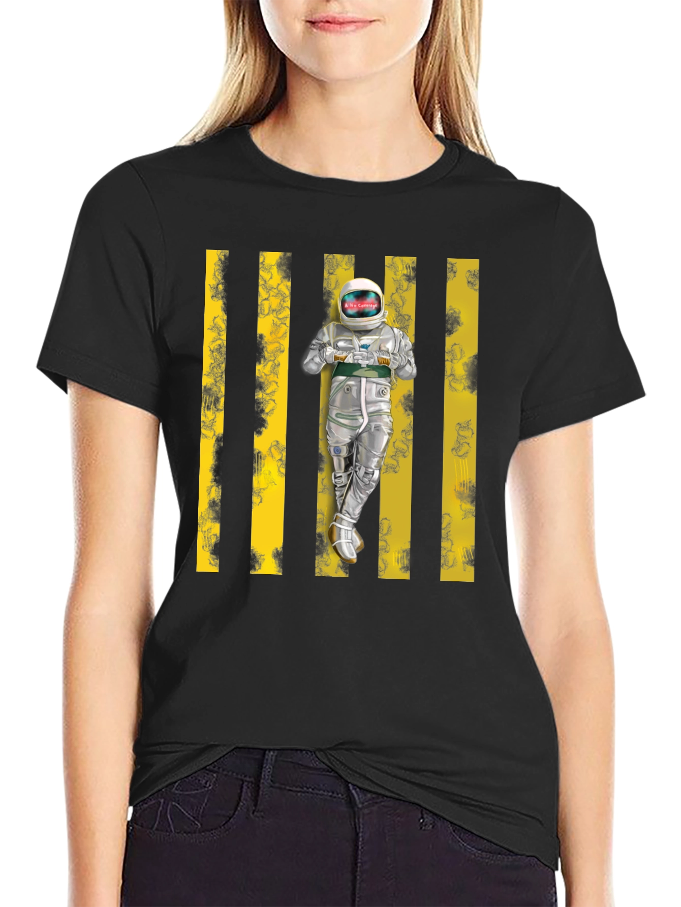 Astronaut Graphic T-Shirt - Unique Space Design