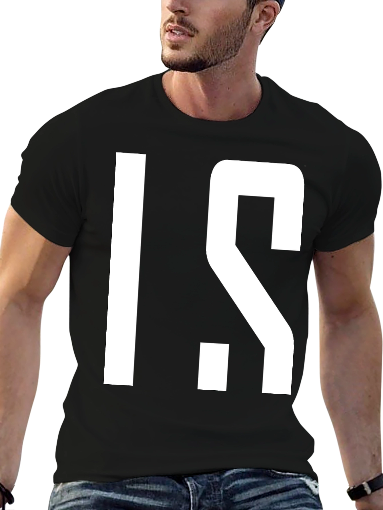 Minimalist I.S. Black Graphic Tee