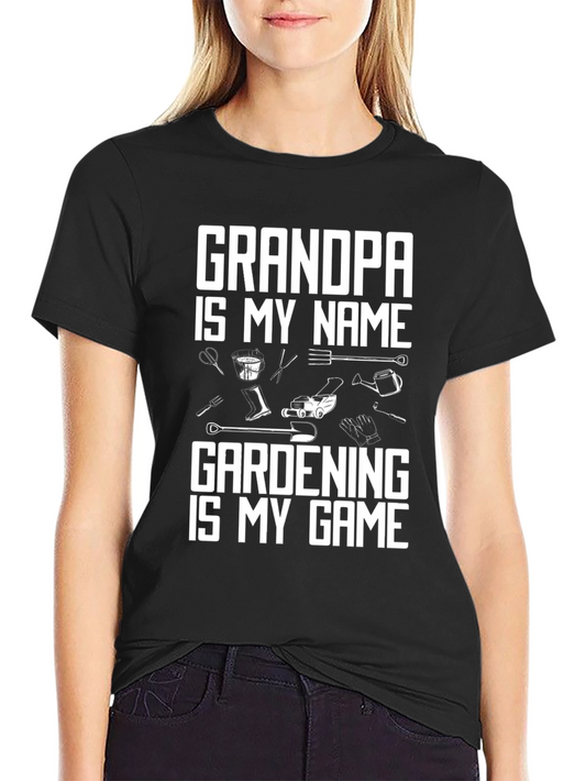 Grandpa Gardening T-Shirt - Novelty Graphic Tee