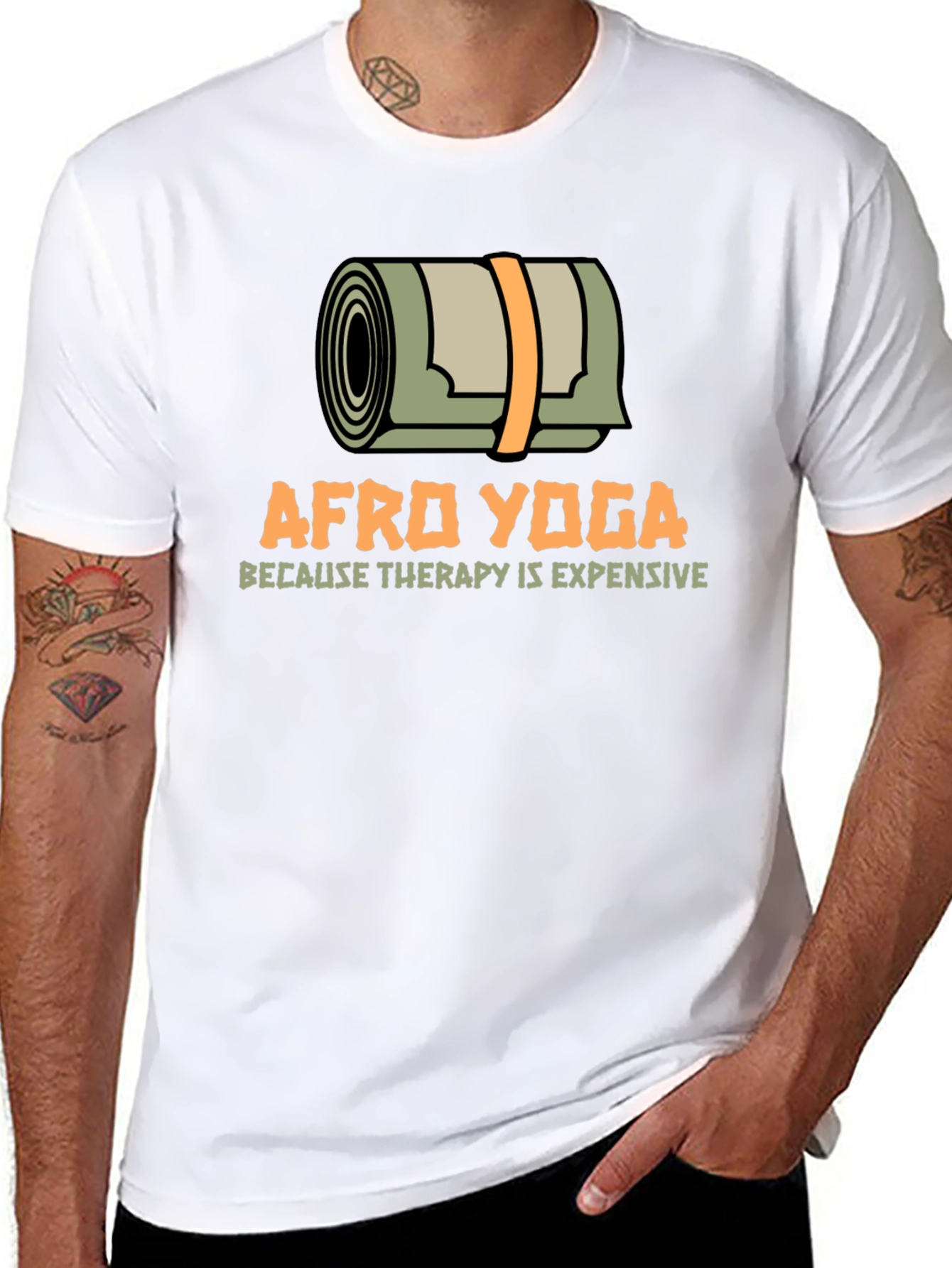 Afro Yoga Therapy T-Shirt
