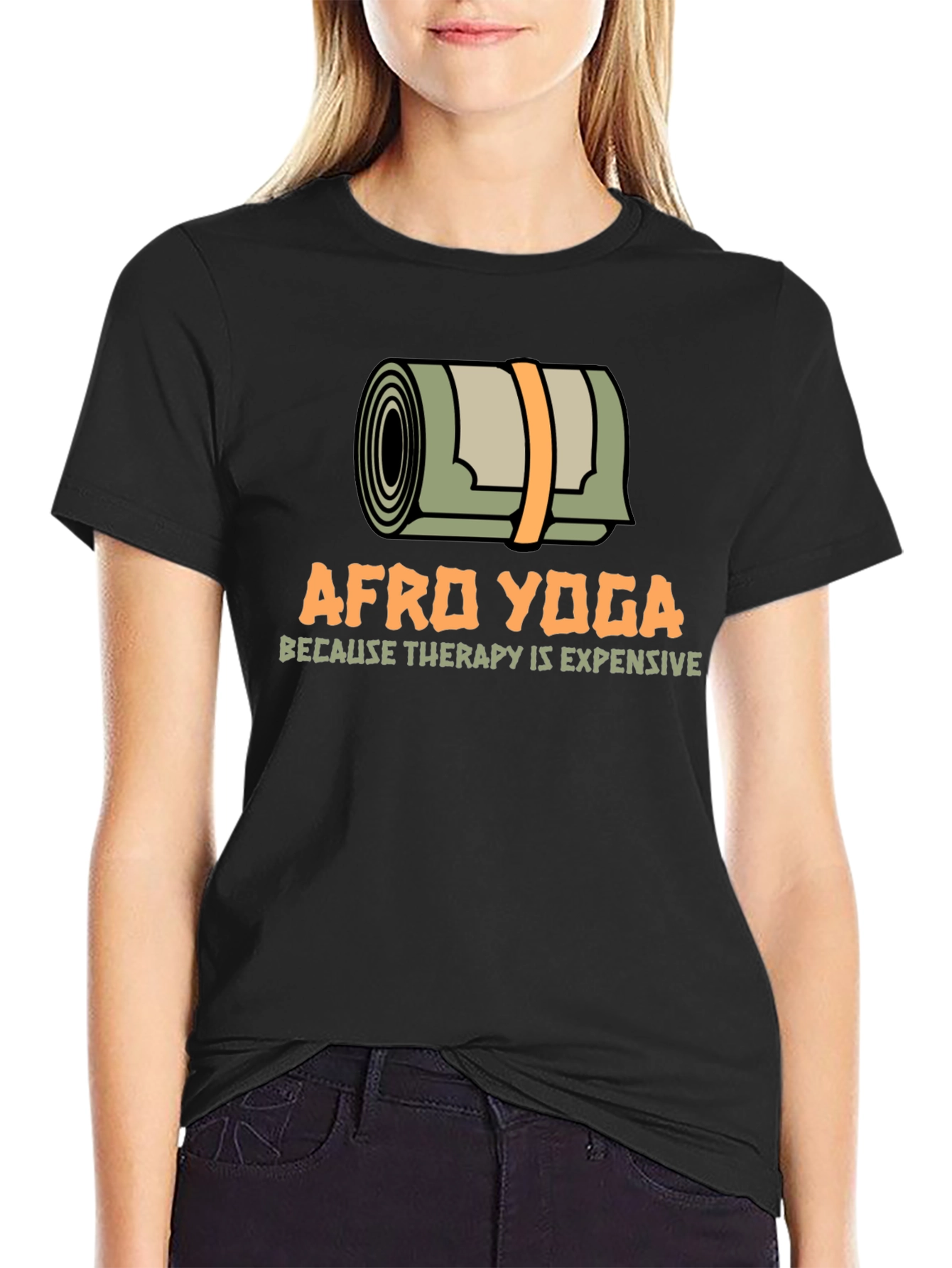 Afro Yoga Therapy T-Shirt
