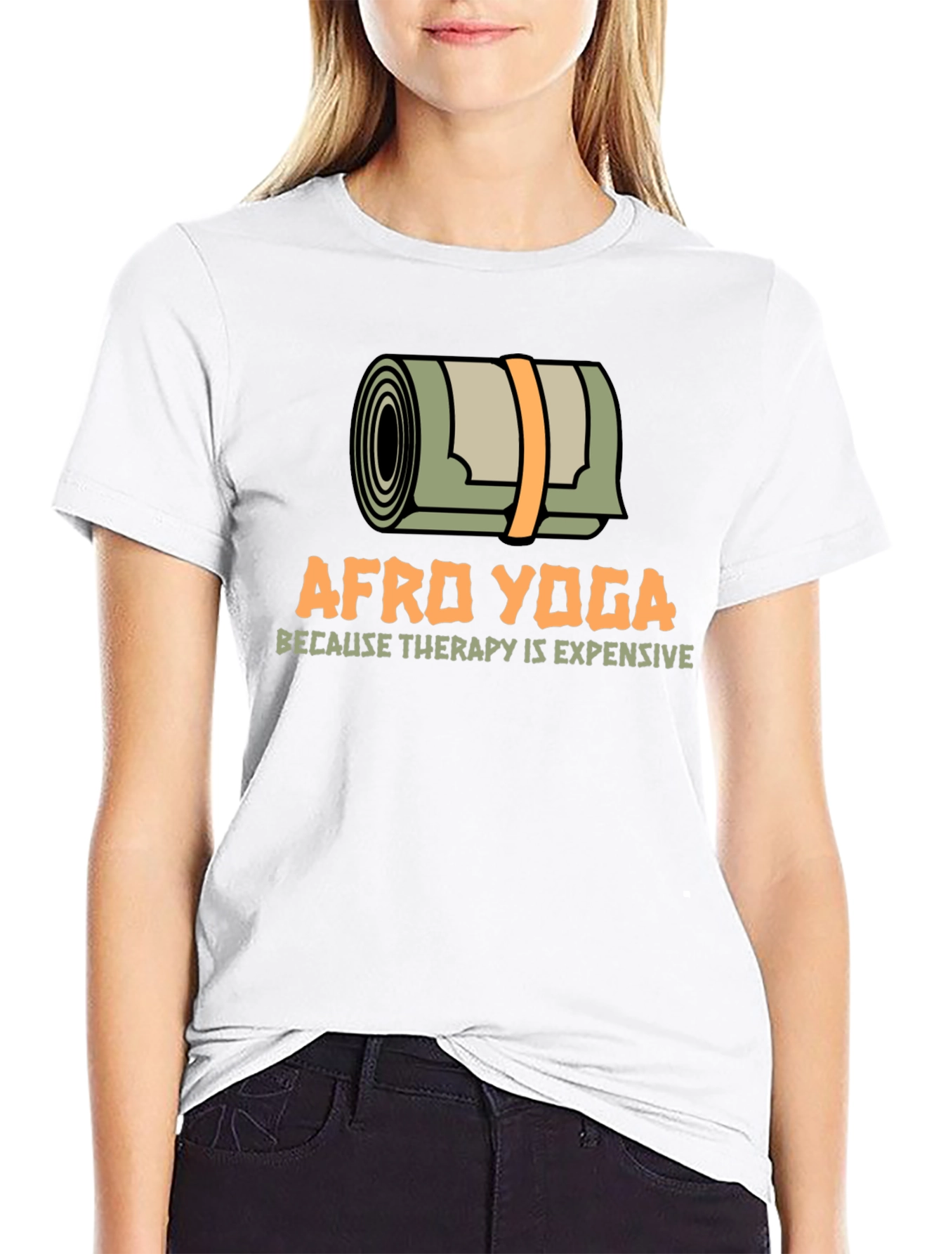 Afro Yoga Therapy T-Shirt