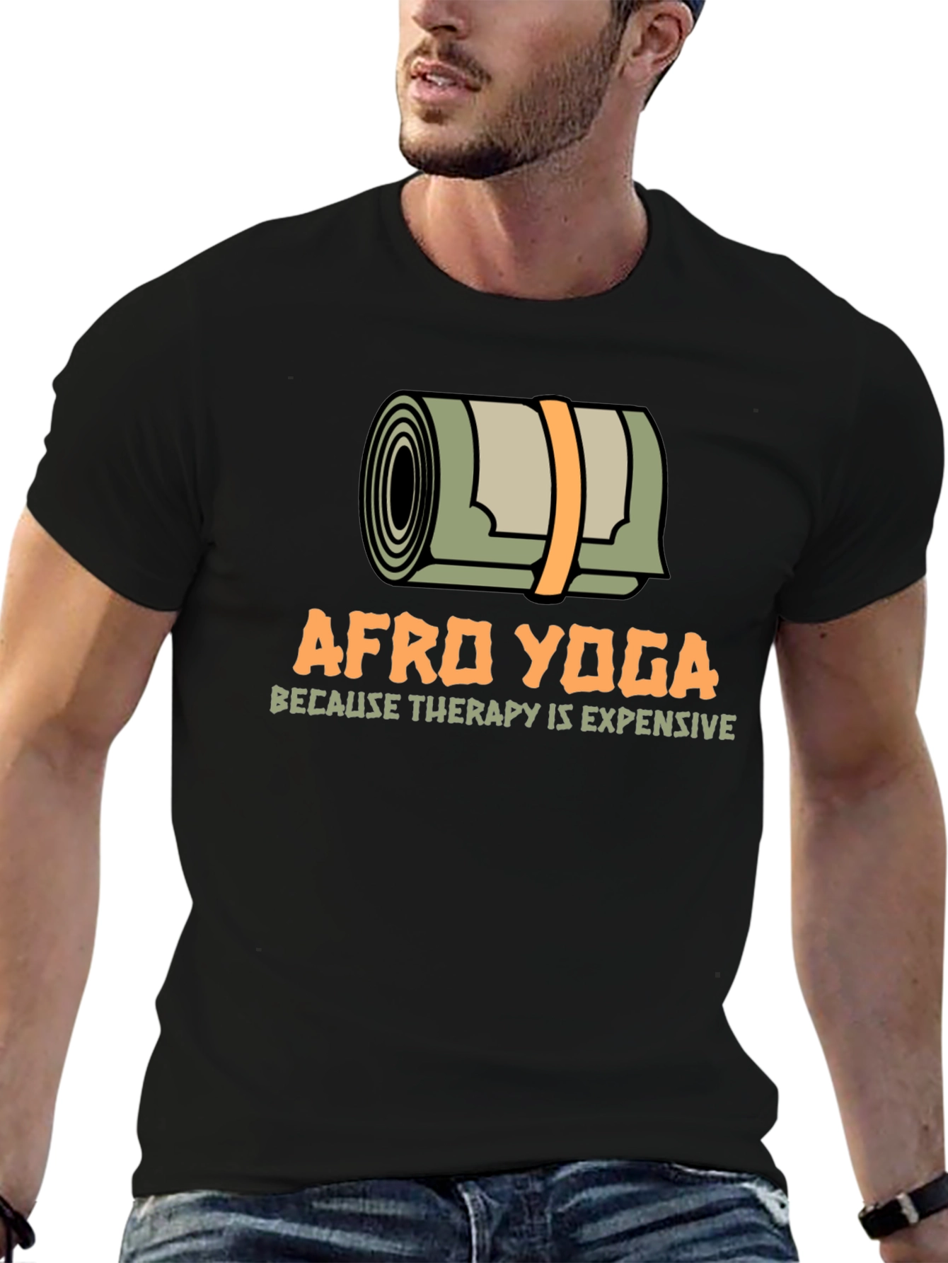 Afro Yoga Therapy T-Shirt