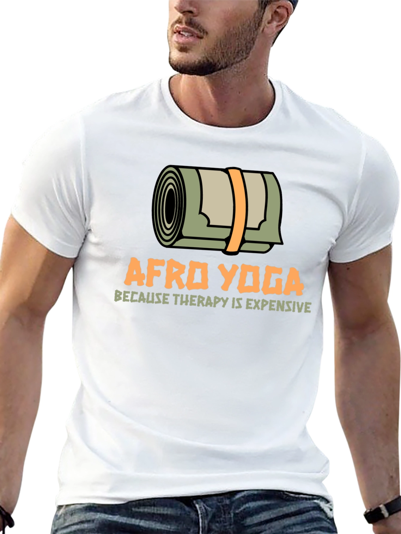 Afro Yoga Therapy T-Shirt