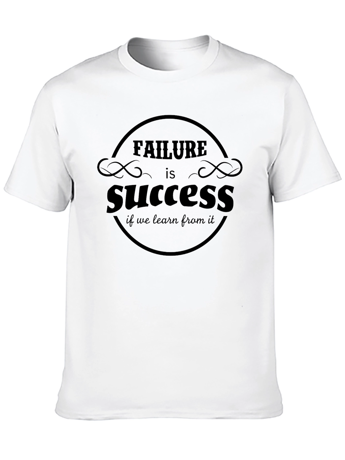 Failure is Success Mens Black Graphic Tee