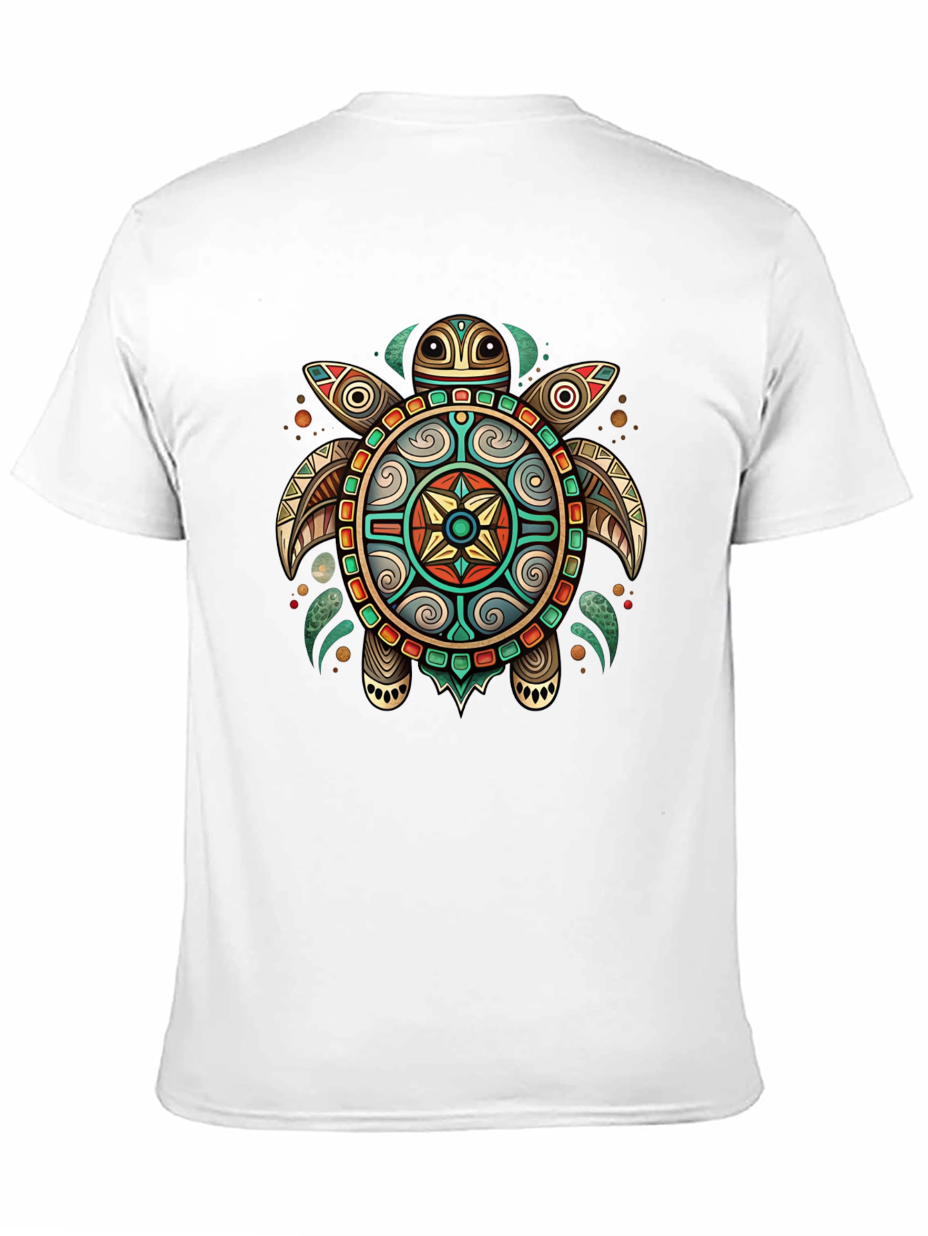 Tribal Turtle Graphic T-Shirt - Unique Design