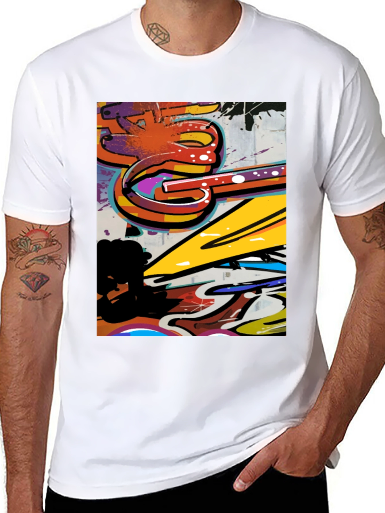 Urban Graffiti Art T-Shirt - Bold Street Style