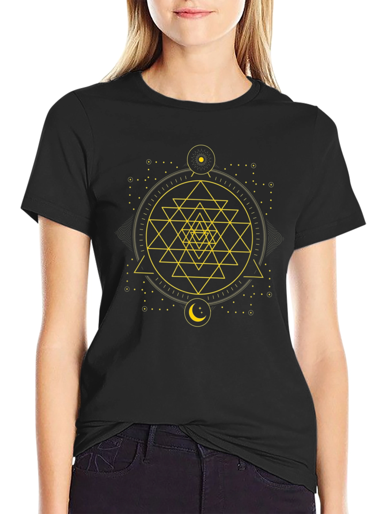 Geometric Sacred Symbol T-Shirt