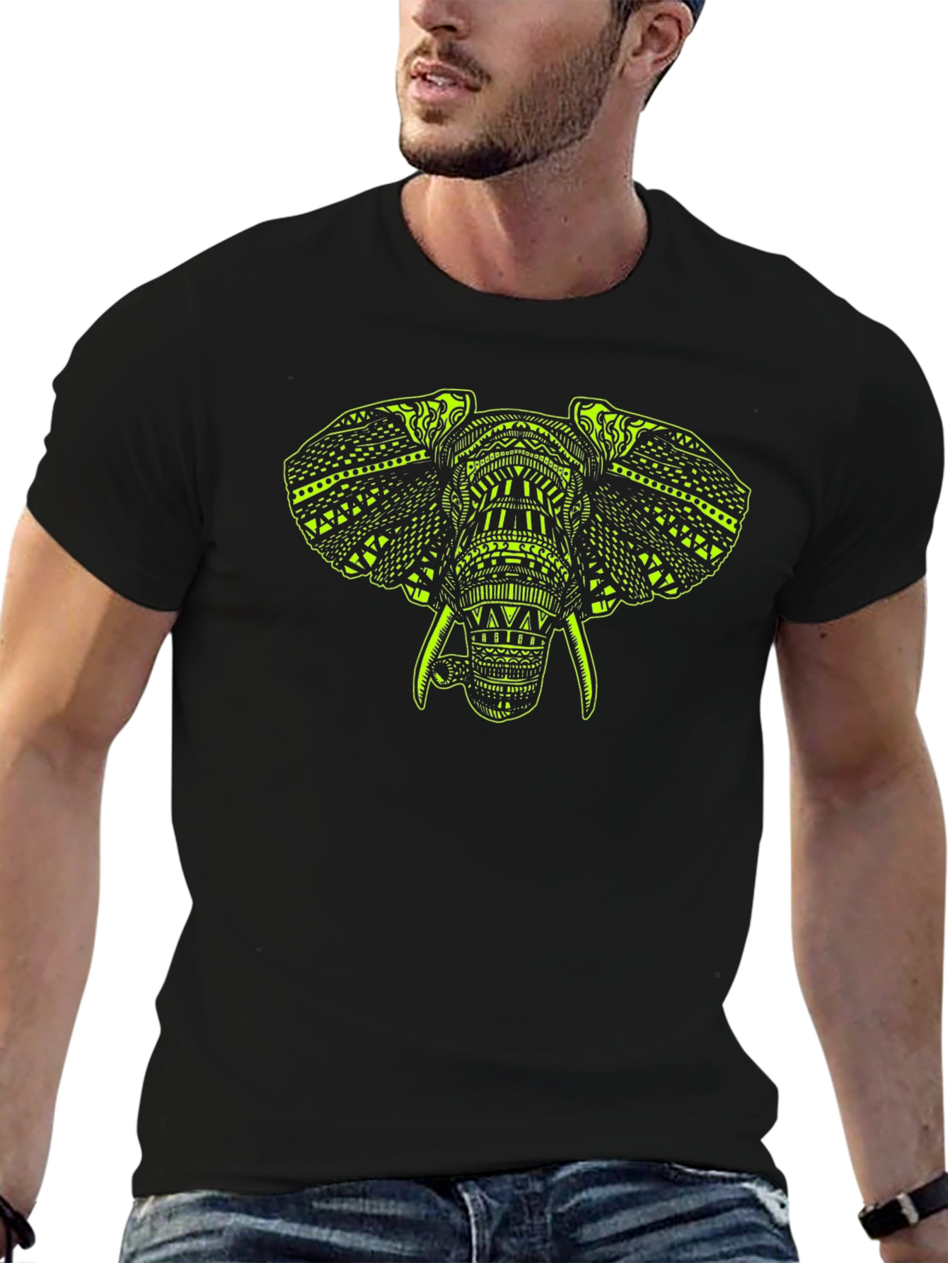 Elephant Graphic Tee - Unique Design