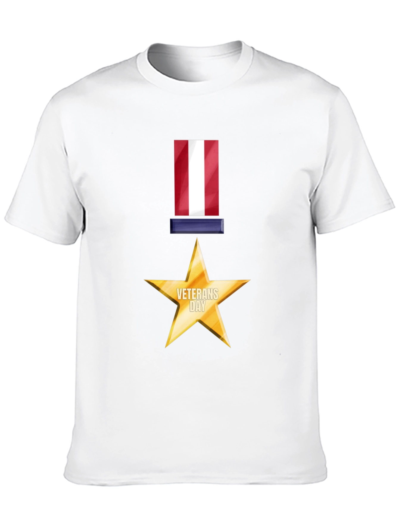 Veterans Day Star Graphic T-Shirt