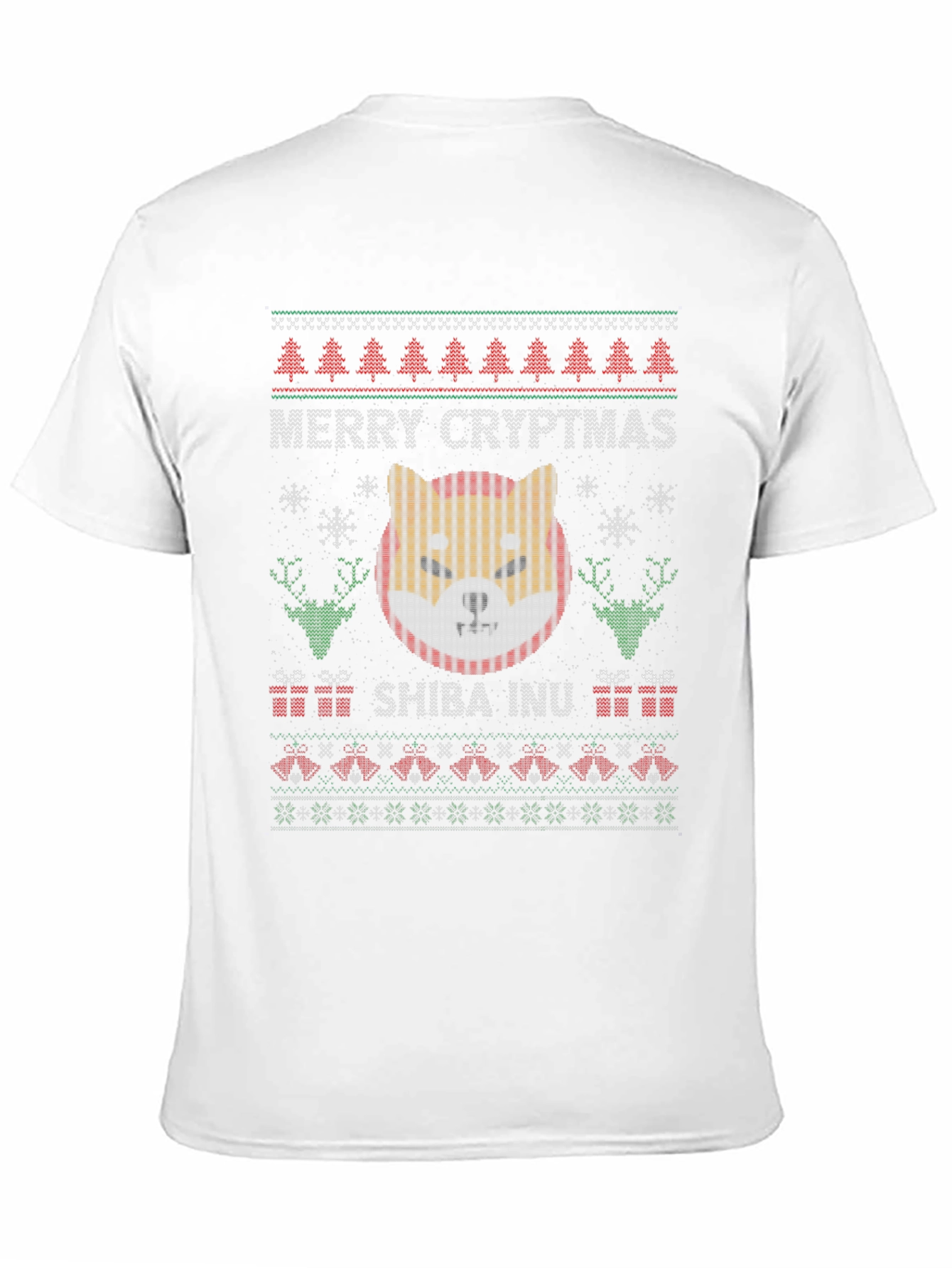 Merry Cryptmas Shiba Inu Ugly Christmas Sweater T-Shirt