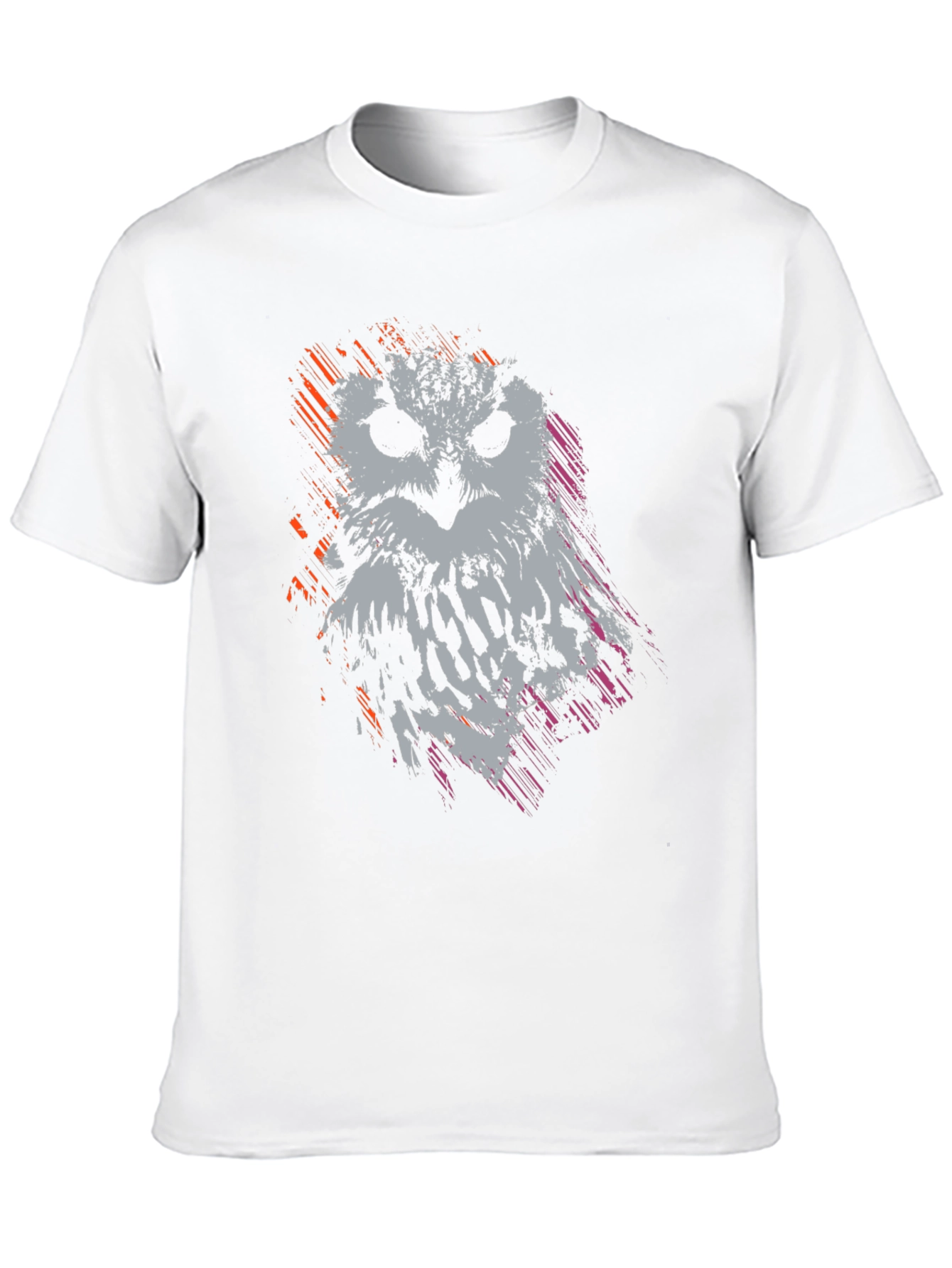 Abstract Owl Graphic T-Shirt