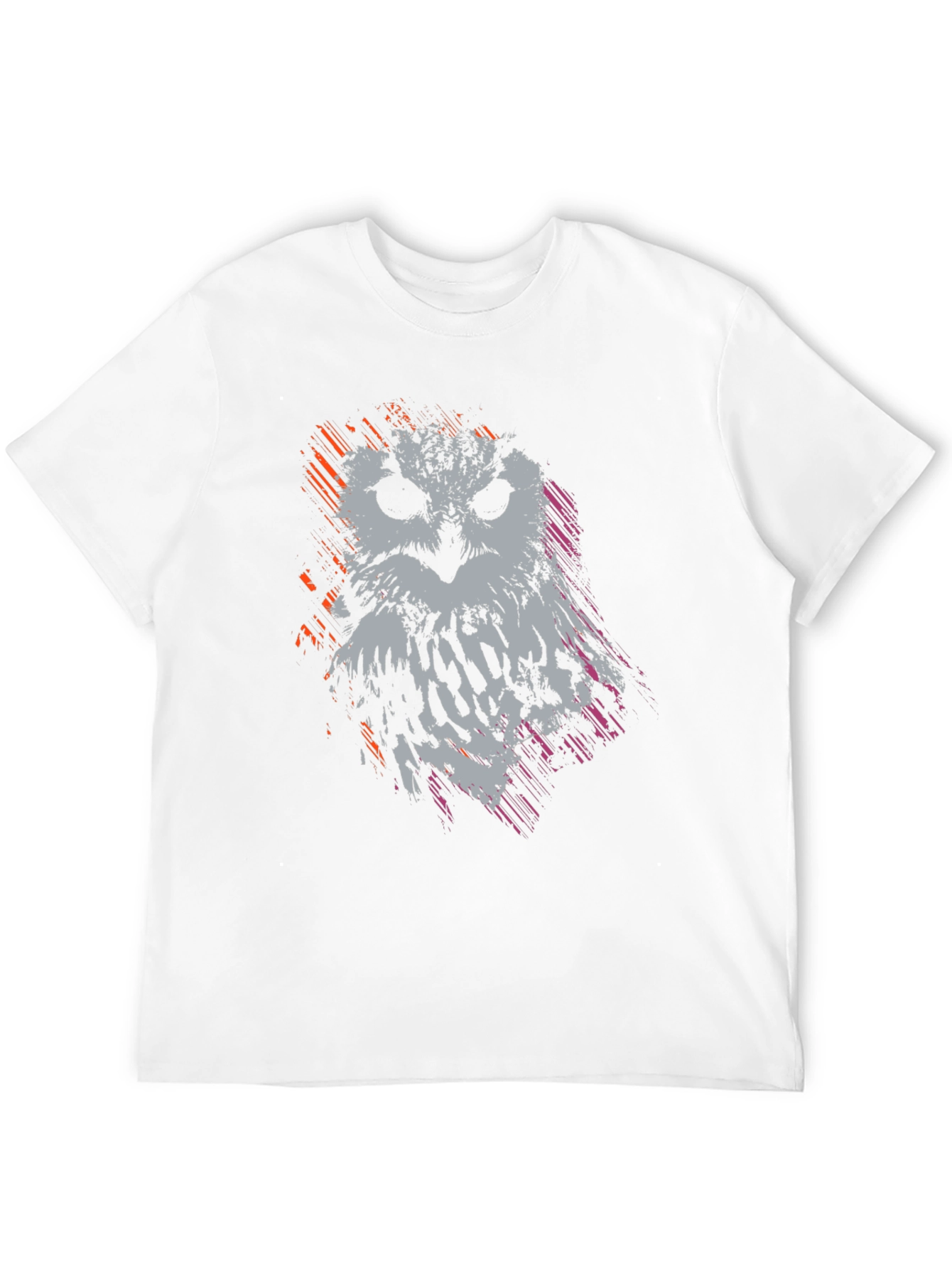 Abstract Owl Graphic T-Shirt