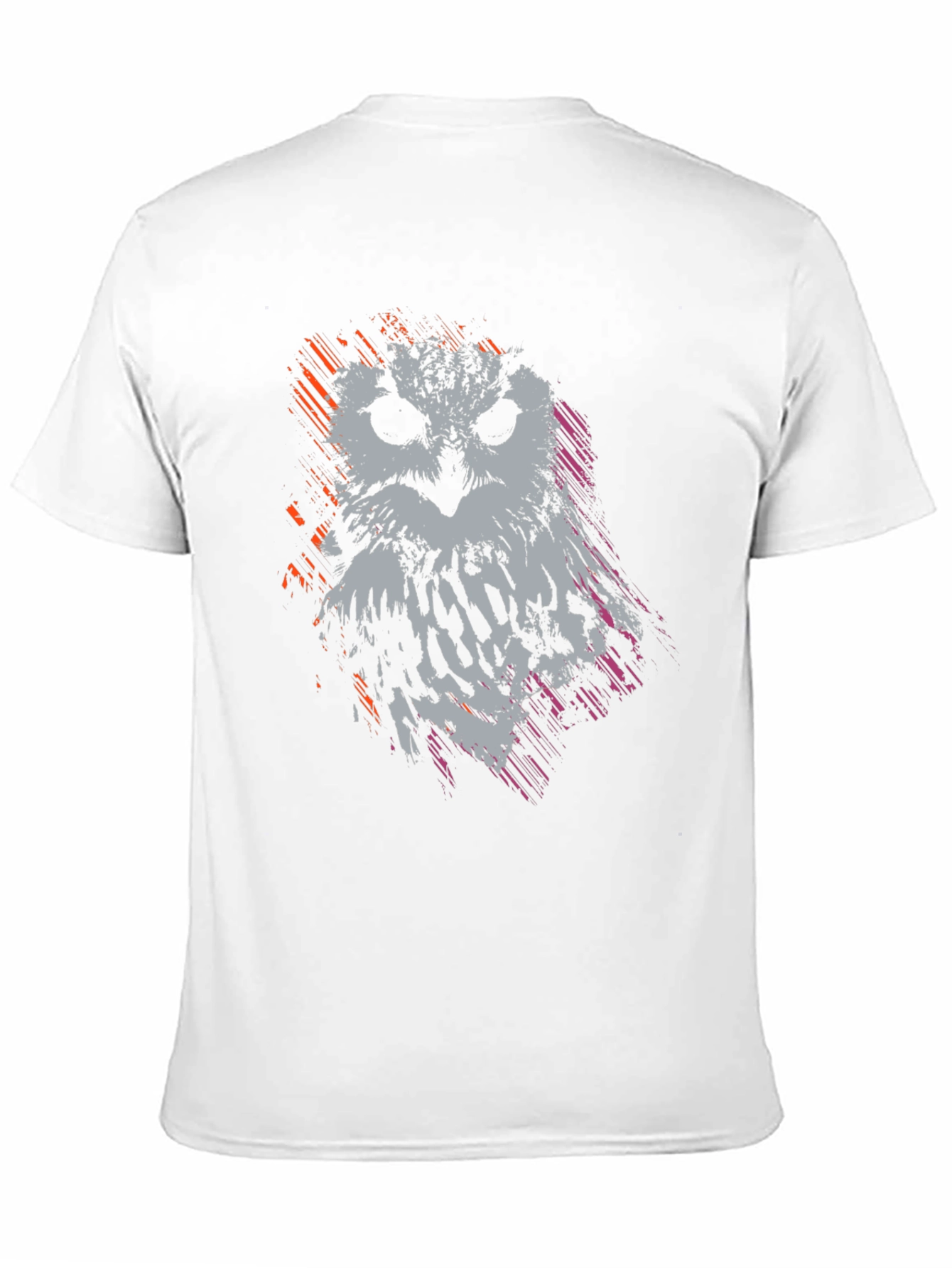 Abstract Owl Graphic T-Shirt