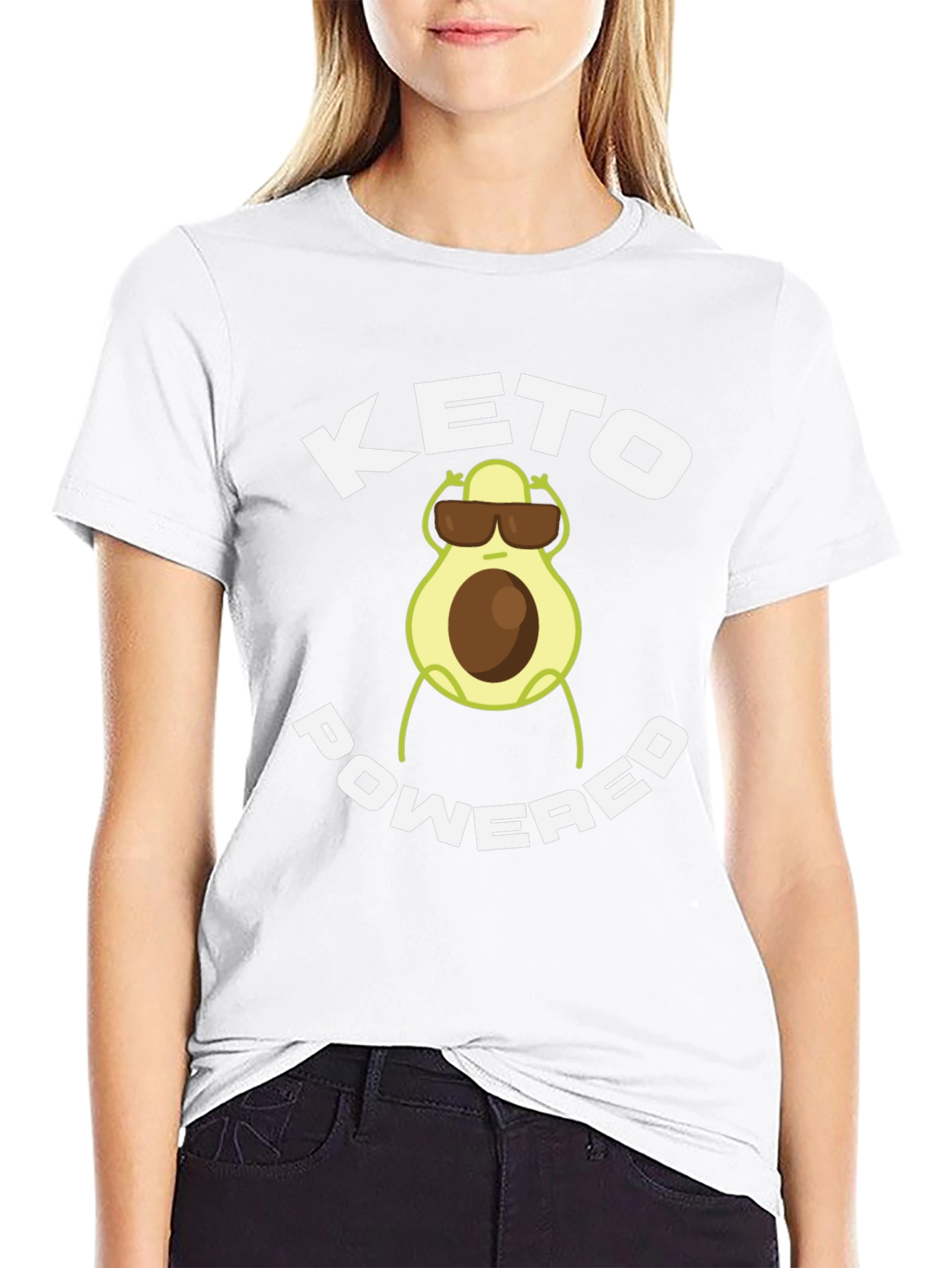 Keto Powered Avocado T-Shirt