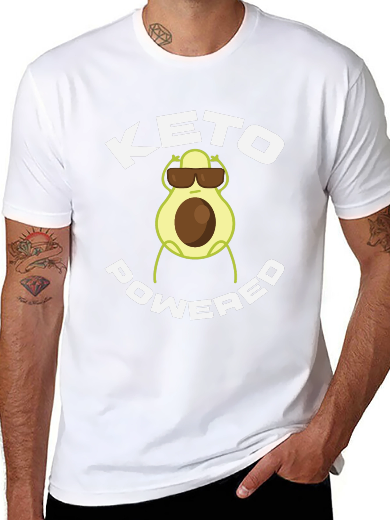 Keto Powered Avocado T-Shirt
