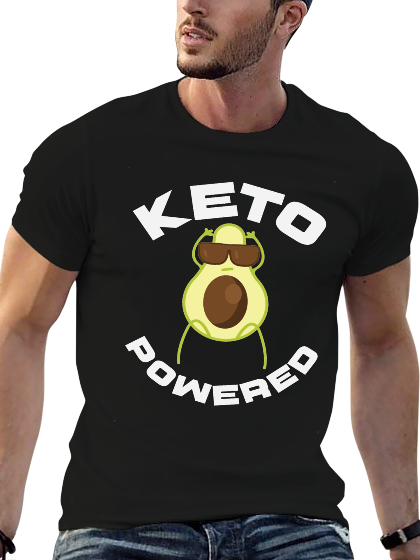 Keto Powered Avocado T-Shirt