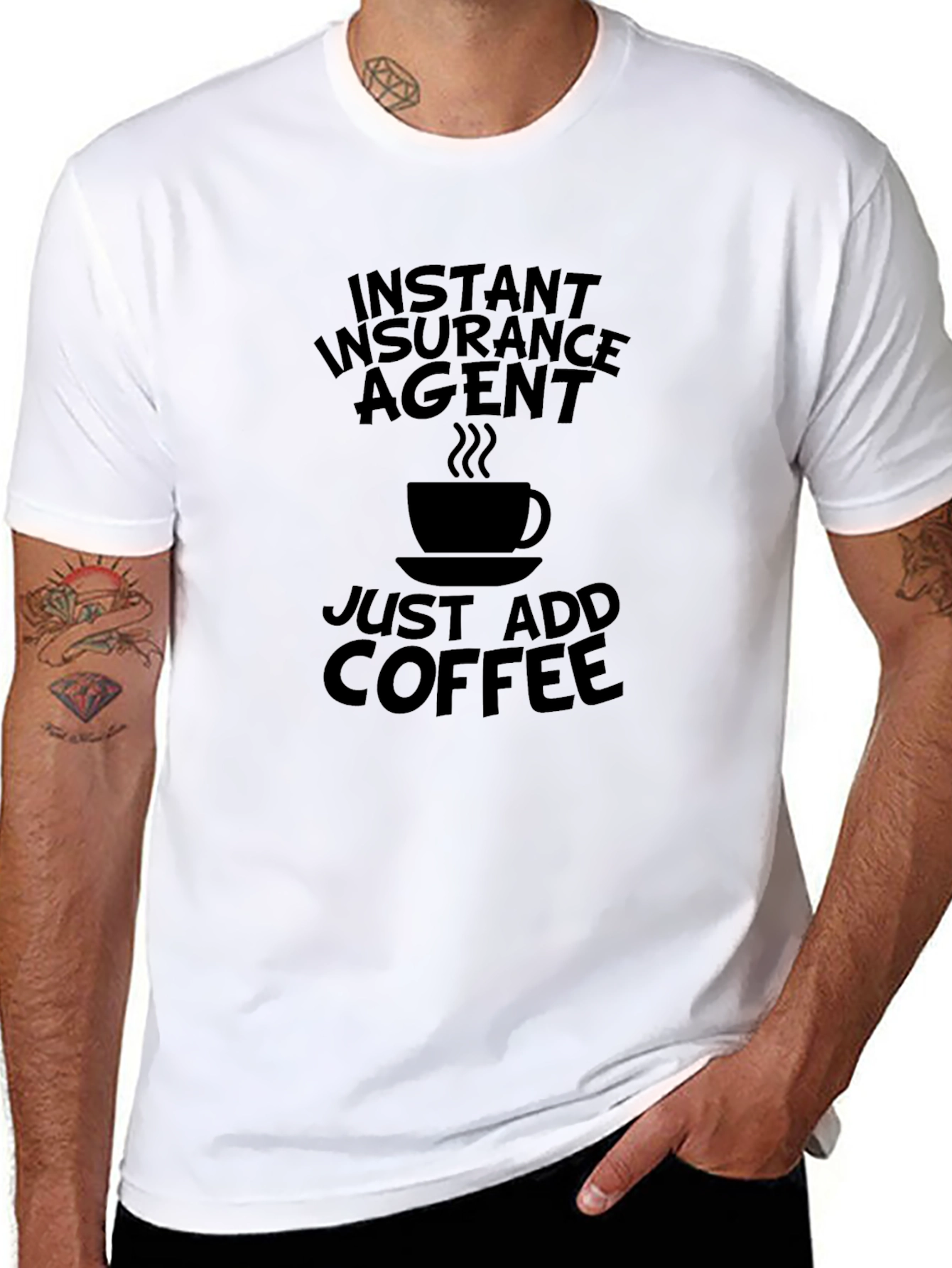 Instant Insurance Agent Coffee T-Shirt