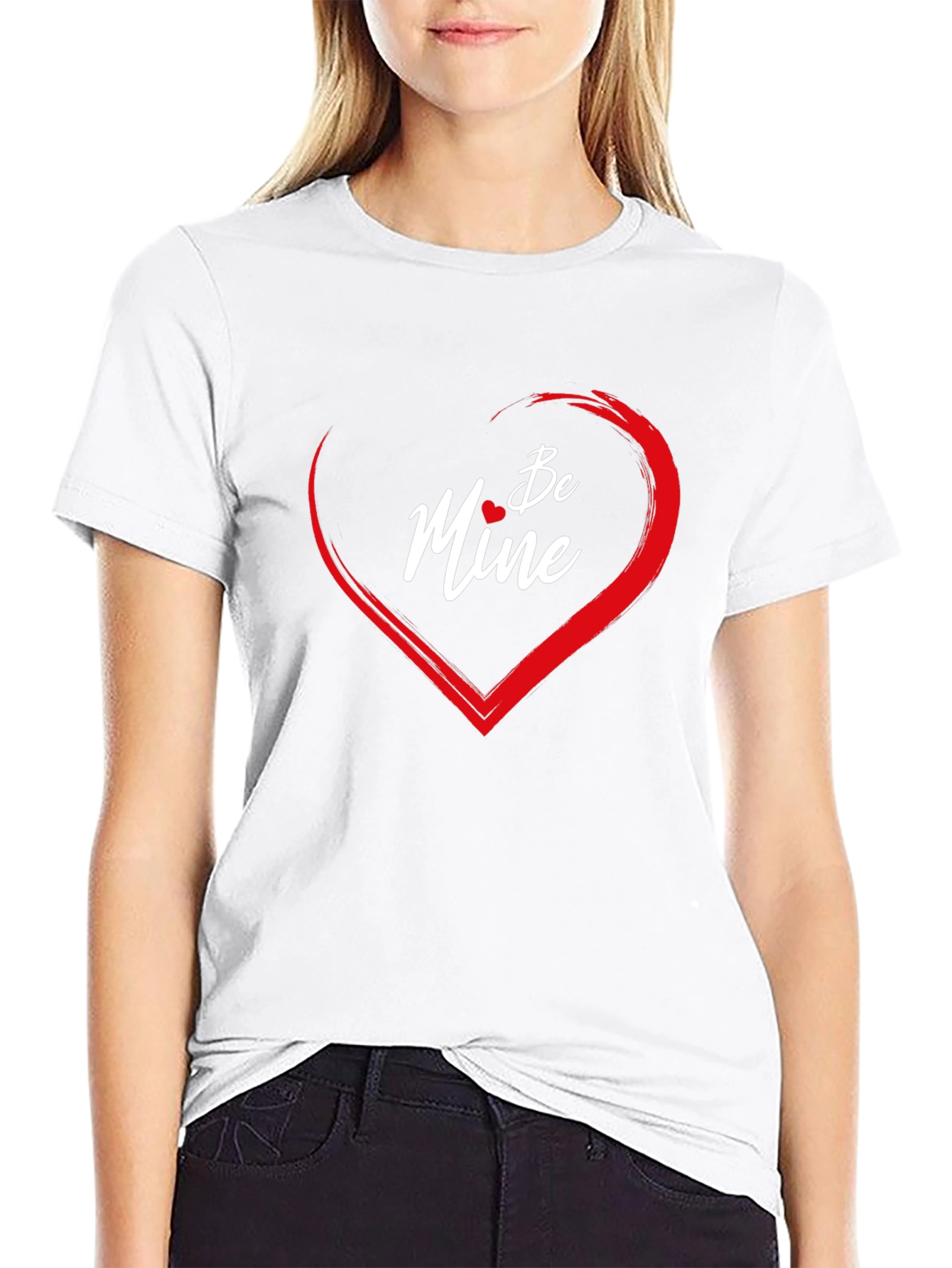 Be Mine Heart Graphic Tee