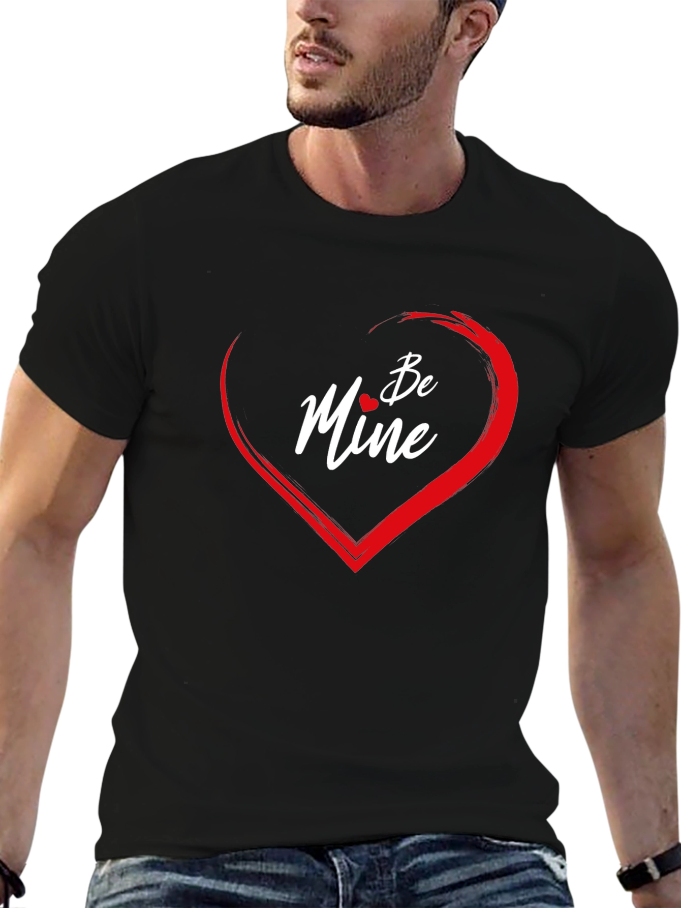 Be Mine Heart Graphic Tee