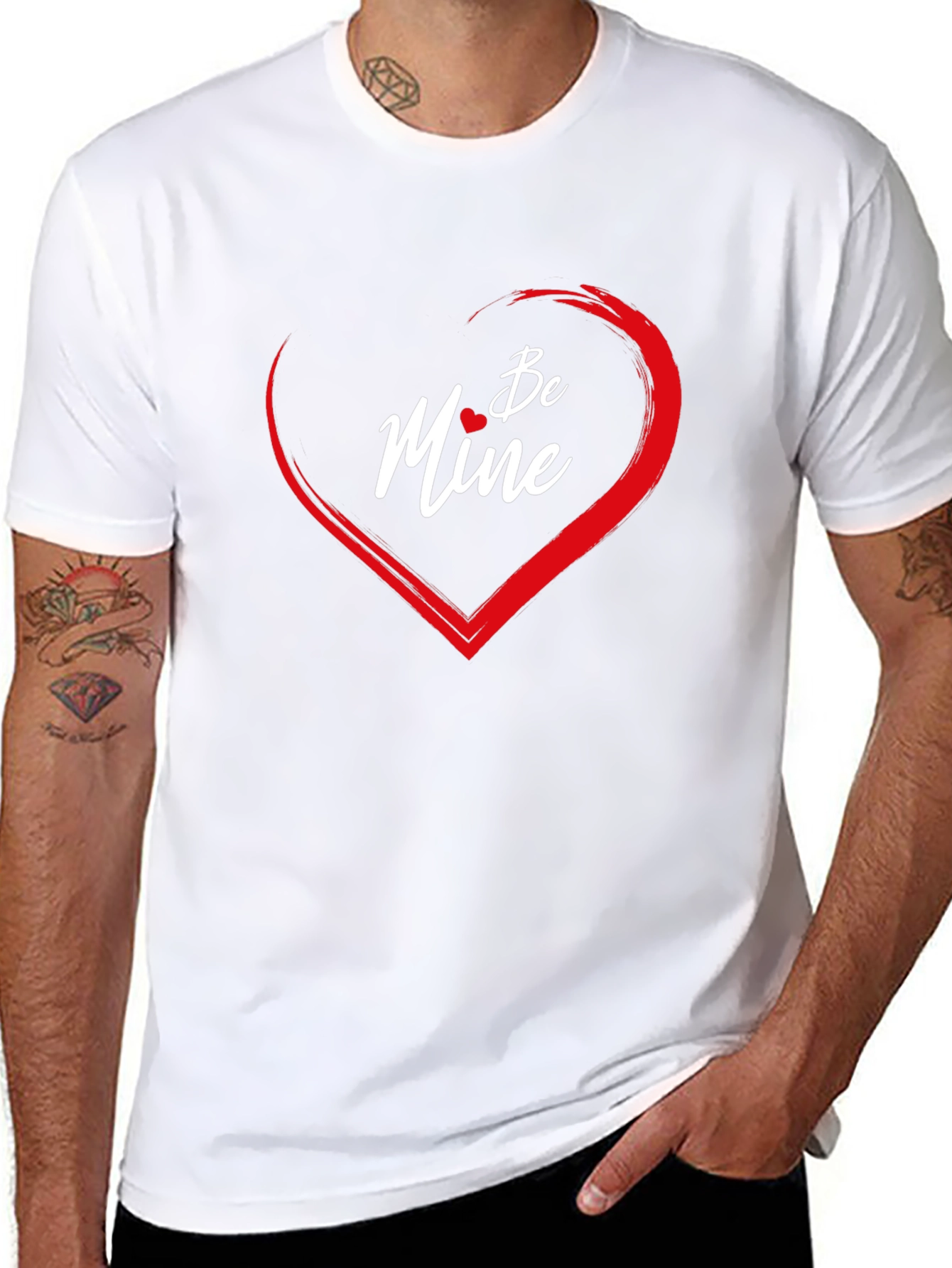 Be Mine Heart Graphic Tee