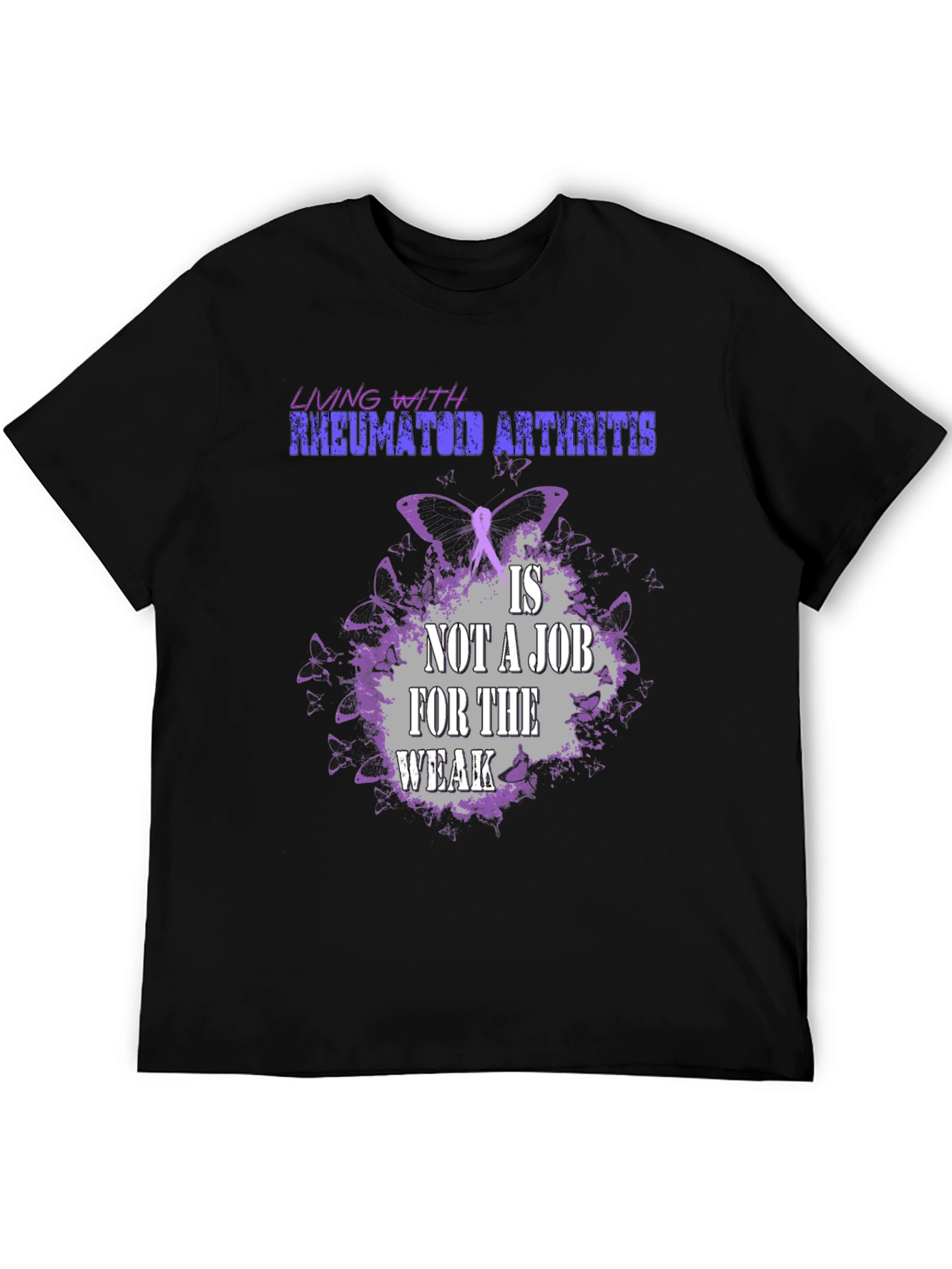 Rheumatoid Arthritis Awareness T-Shirt: Living With...