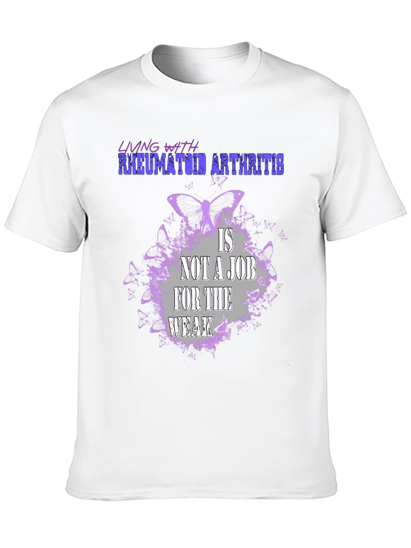 Rheumatoid Arthritis Awareness T-Shirt: Living With...
