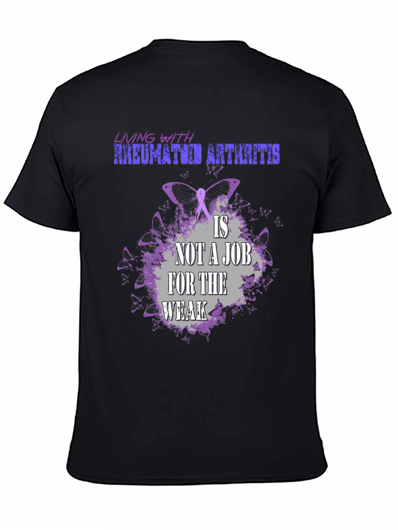 Rheumatoid Arthritis Awareness T-Shirt: Living With...