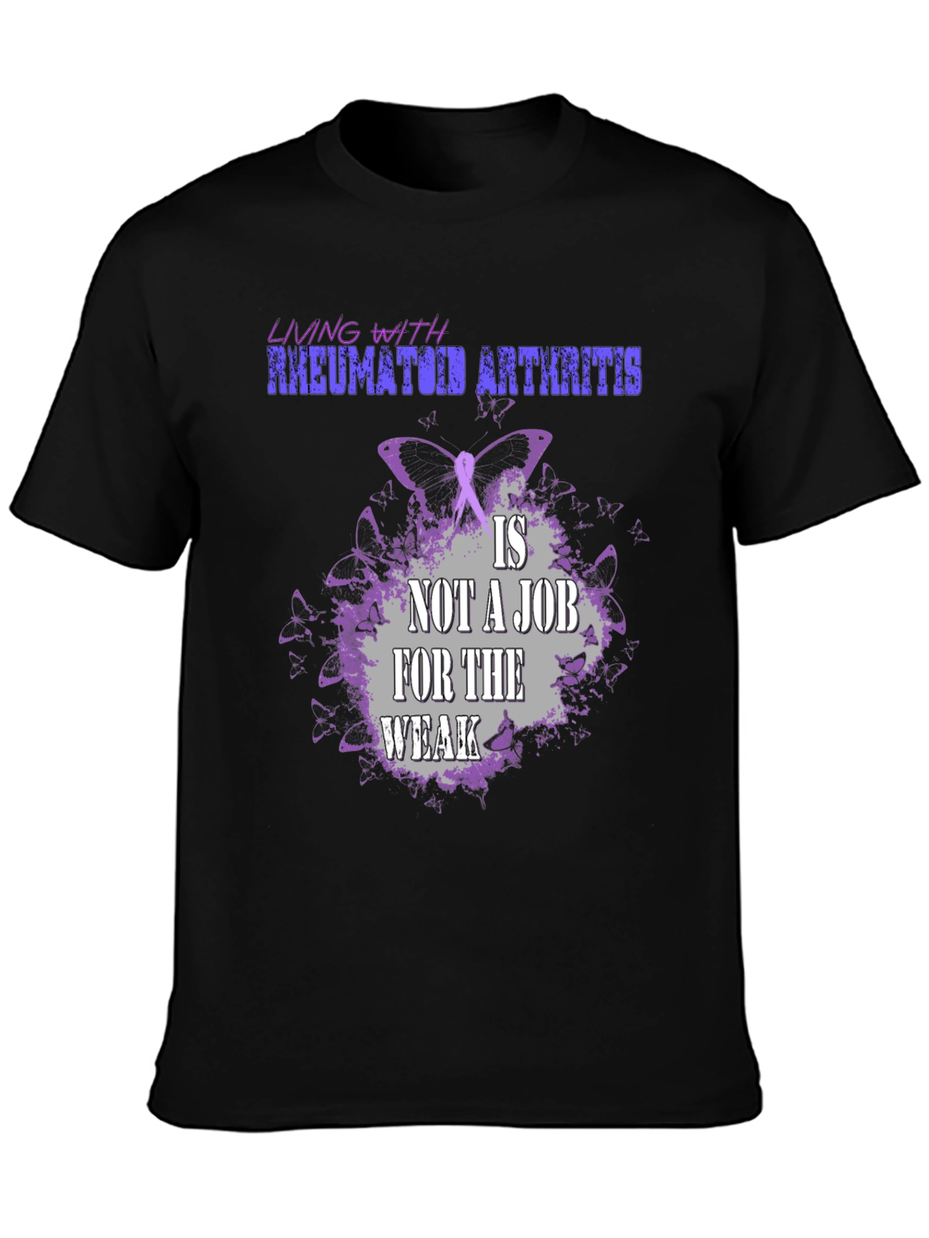 Rheumatoid Arthritis Awareness T-Shirt: Living With...
