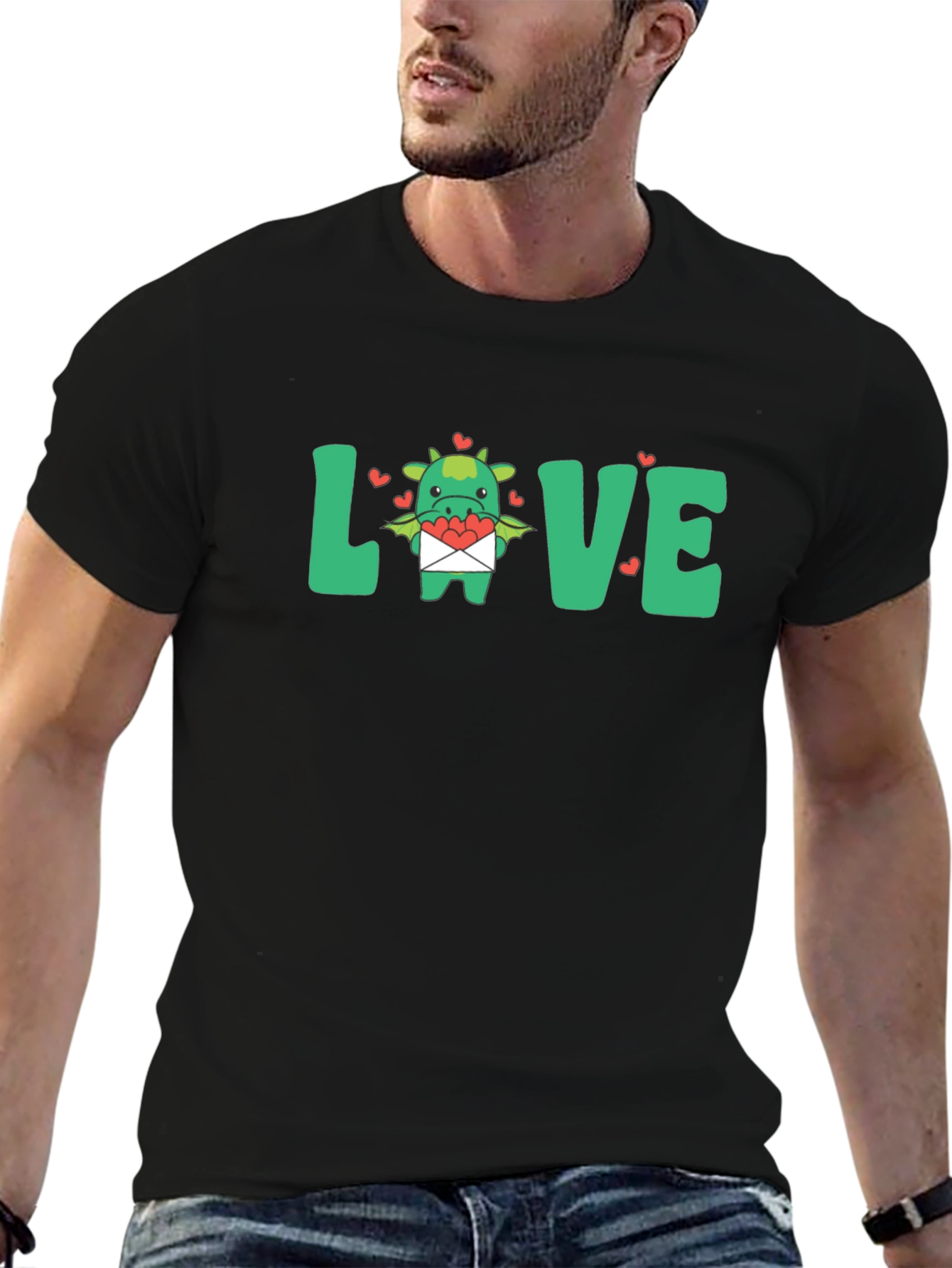 Love Dragon Graphic T-Shirt
