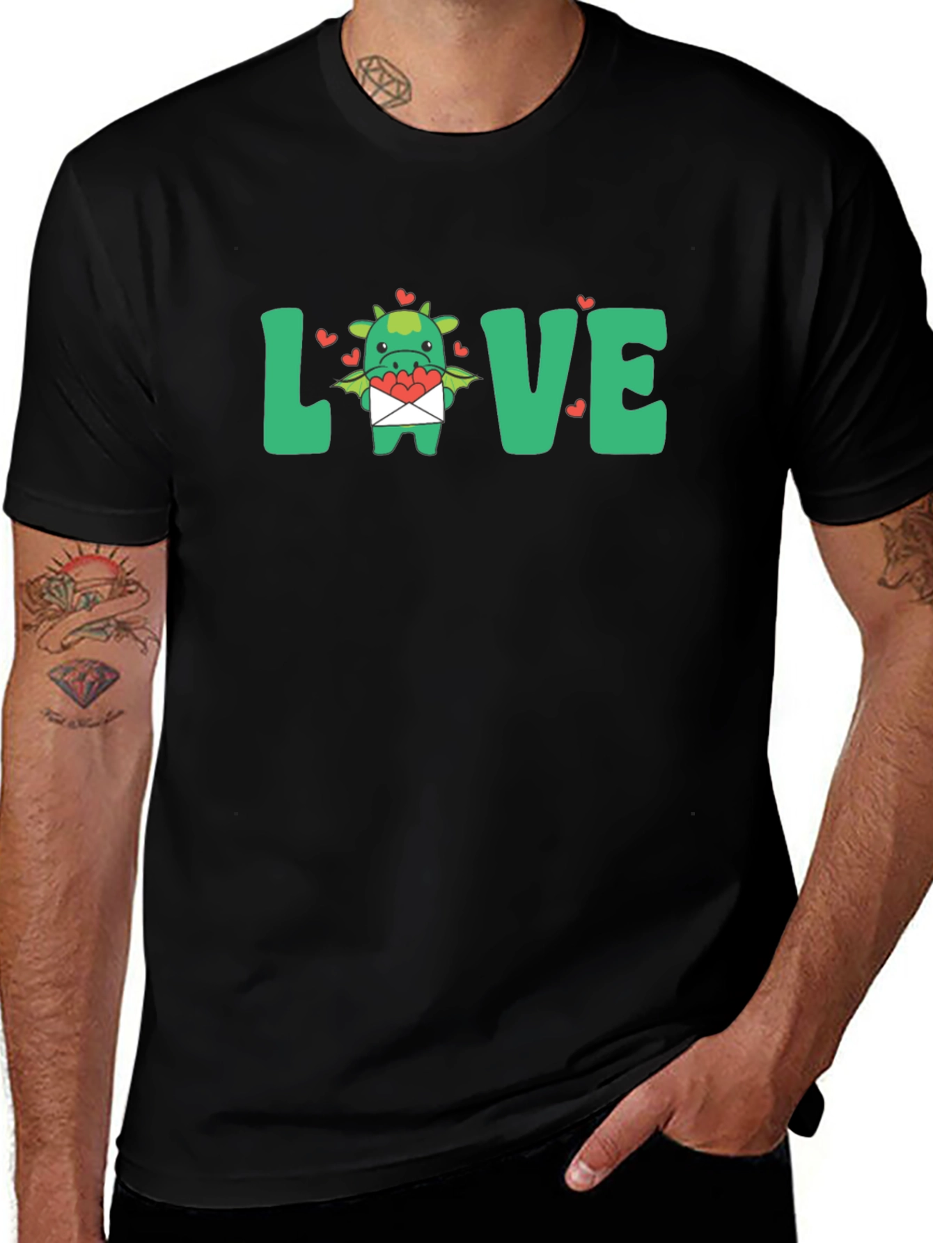 Love Dragon Graphic T-Shirt