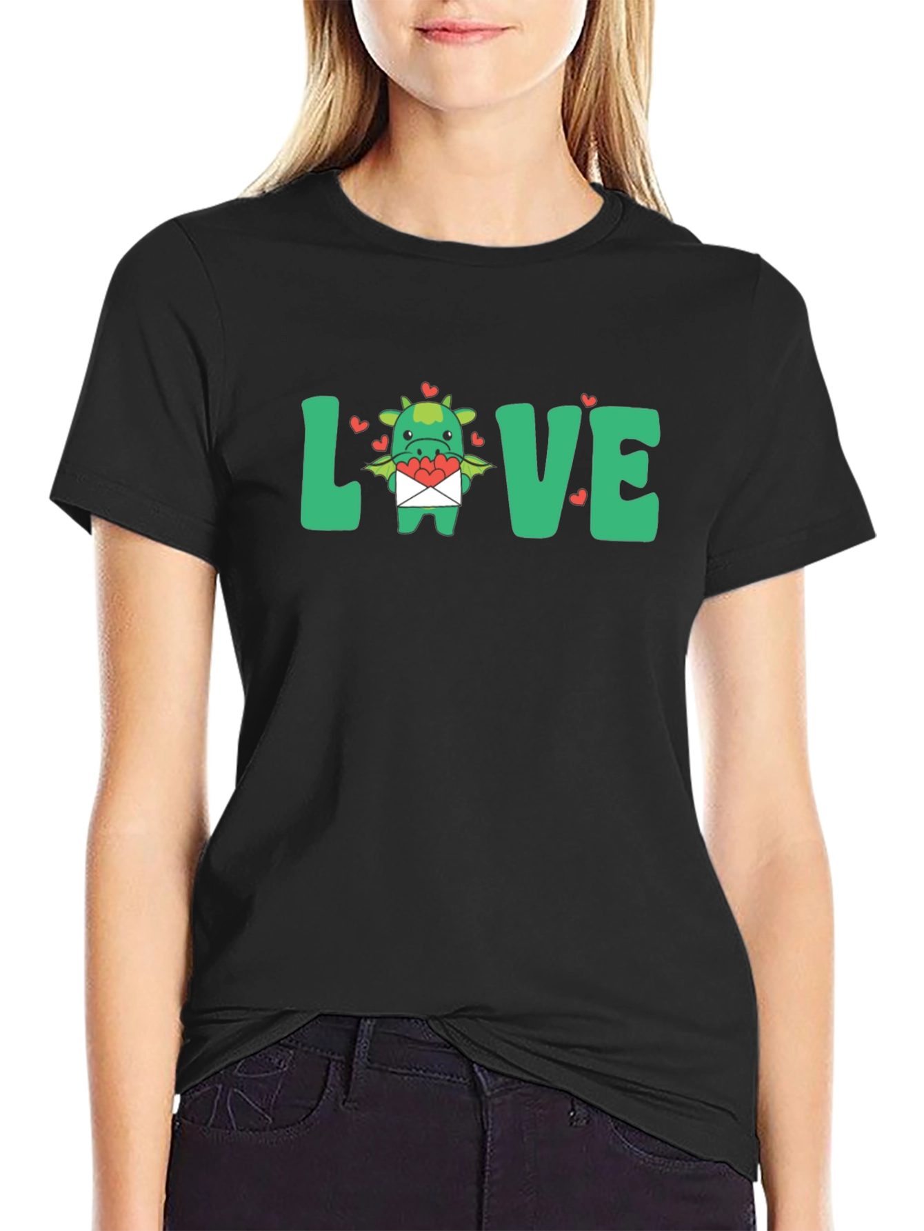Love Dragon Graphic T-Shirt