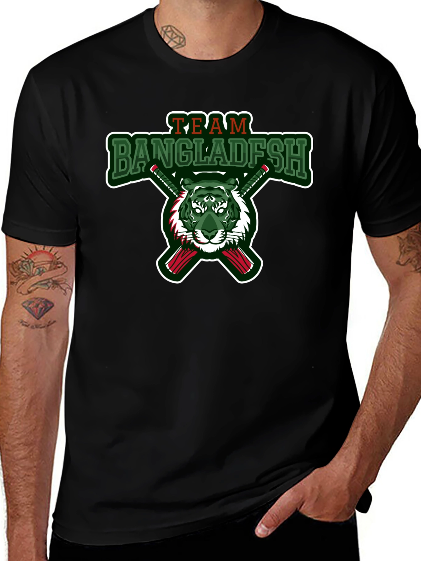 Team Bangladesh Tiger Graphic T-Shirt