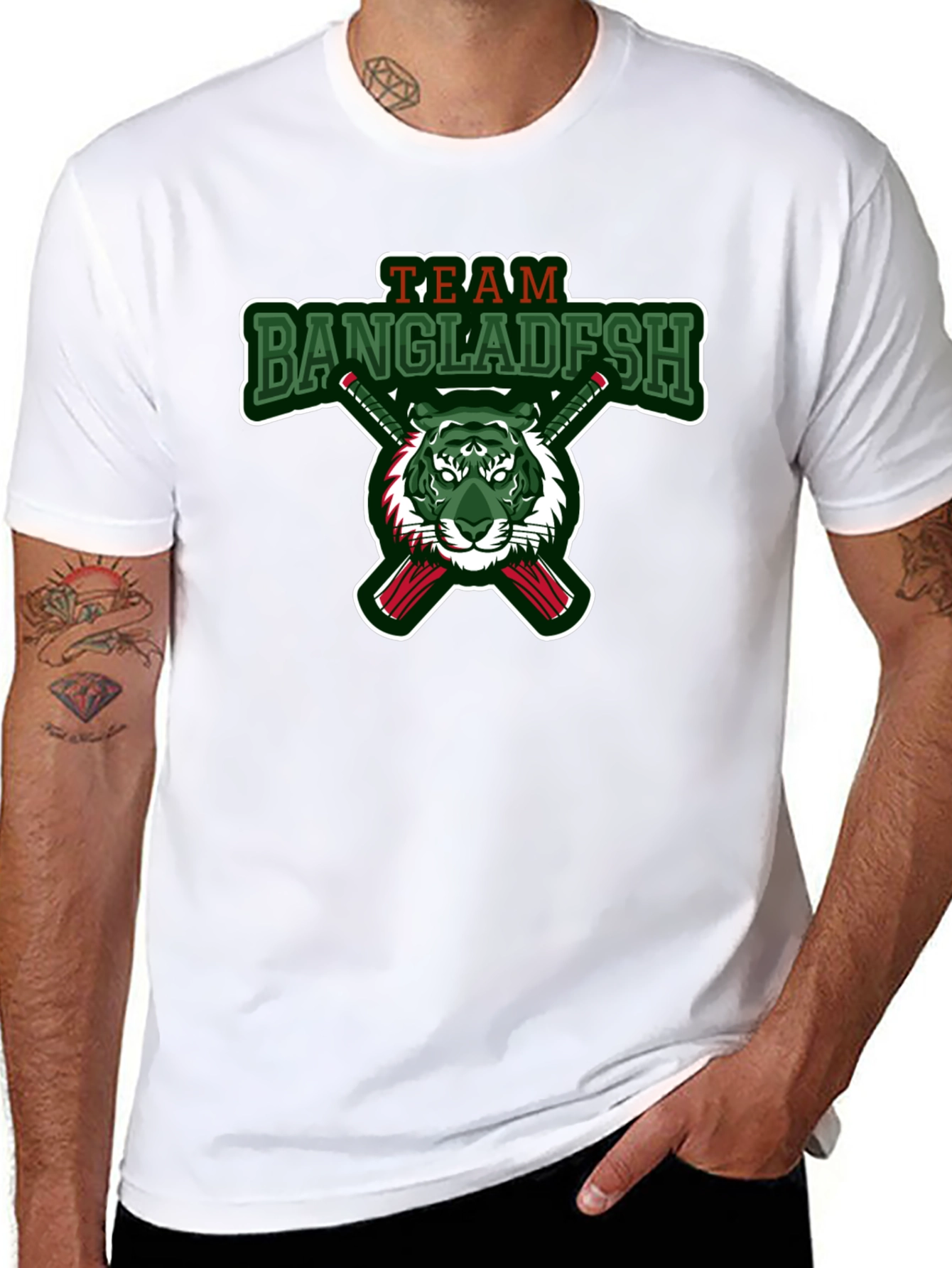 Team Bangladesh Tiger Graphic T-Shirt