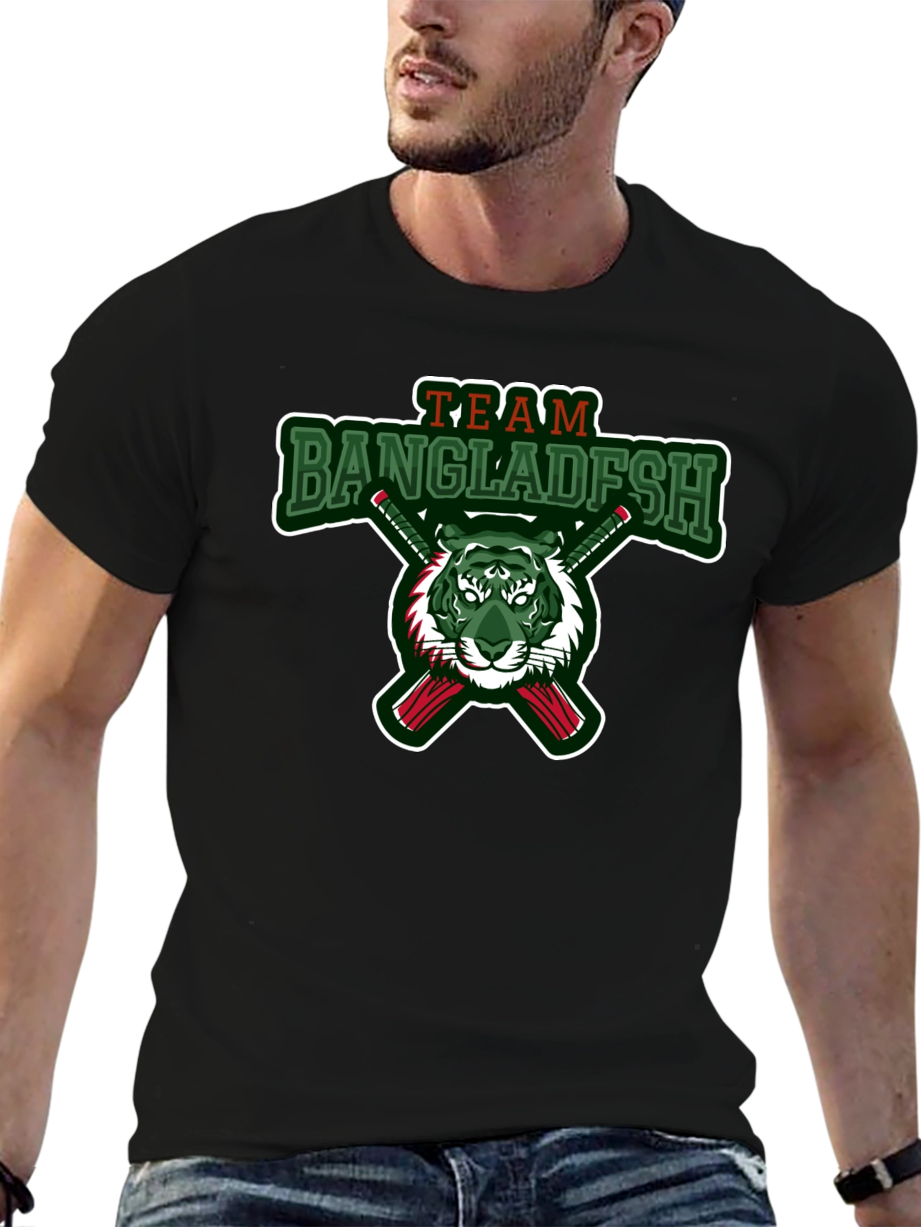 Team Bangladesh Tiger Graphic T-Shirt