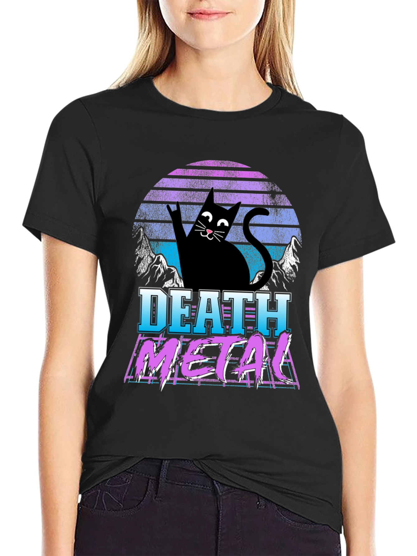 Death Metal Cat T-Shirt