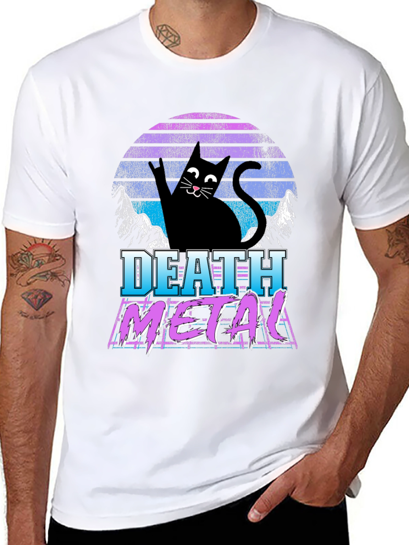 Death Metal Cat T-Shirt