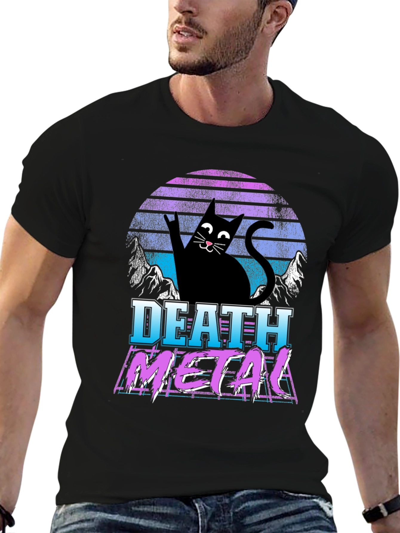 Death Metal Cat T-Shirt